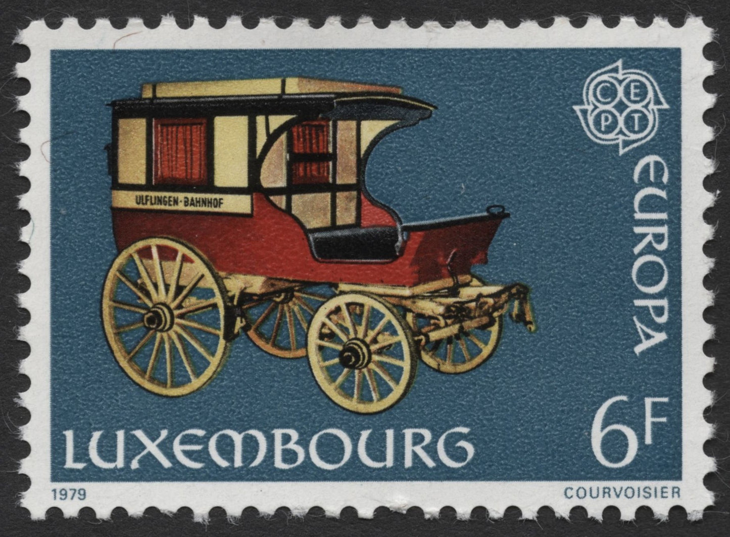 SCG1933 - Luxembourg 1979 Europa Stagecoach Stamp – 6F