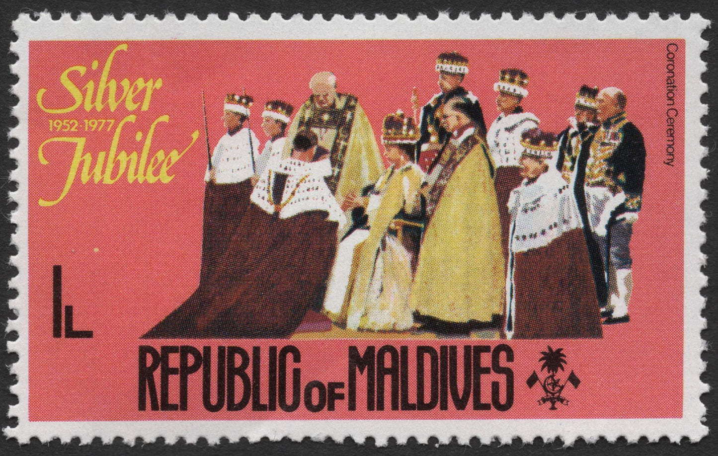 SCG1953 - Maldives 1977 Silver Jubilee – Coronation Ceremony