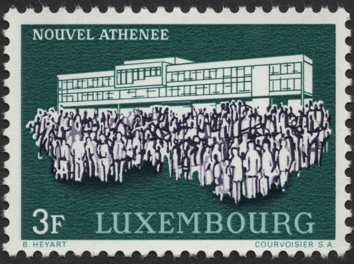 SCG1999 - Luxembourg 1966 Nouvel Athénée Inauguration Stamp