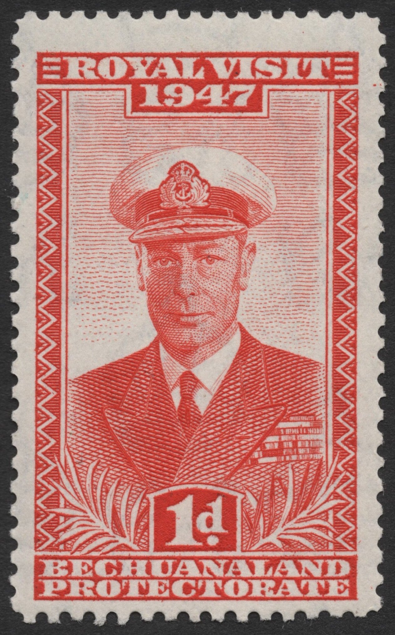 SCG2042 - 1947 Royal Visit – Bechuanaland Protectorate 1d Stamp