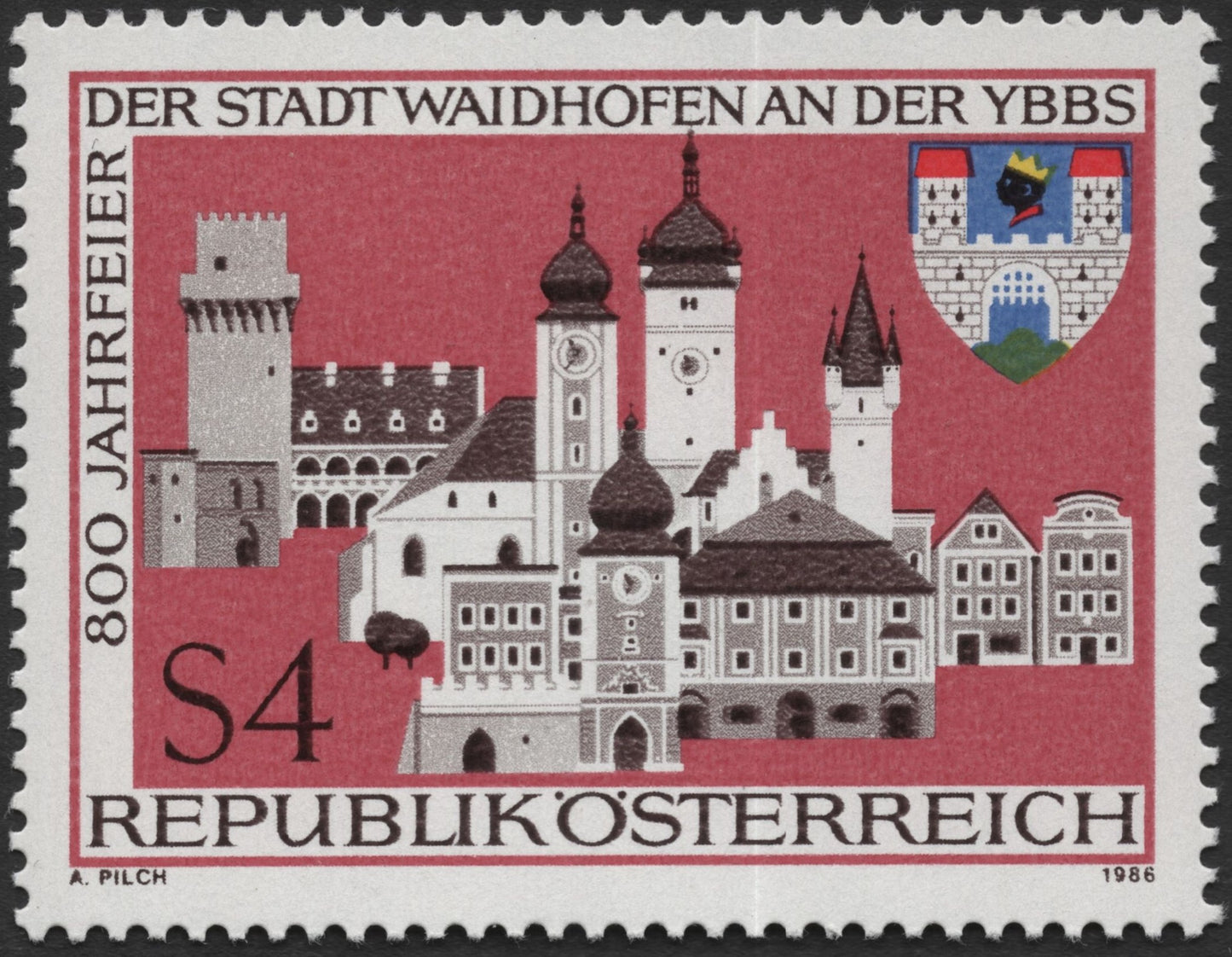 SCG2128 - Austria 1986 – 800 Years of Waidhofen an der Ybbs