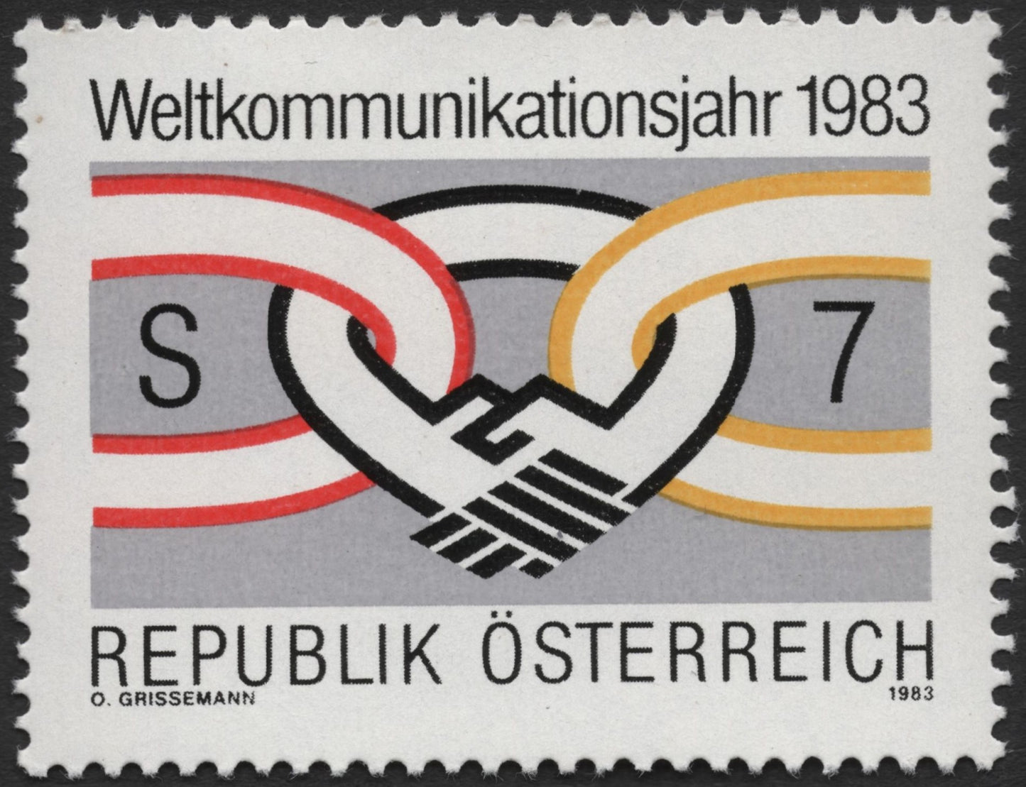 SCG2252 - Austria 1983 World Communications Year Stamp