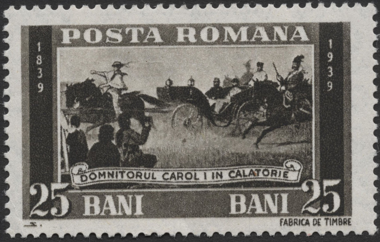SCG2215 - România 1939 – Domnitorul Carol I în Călătorie (25 Bani)