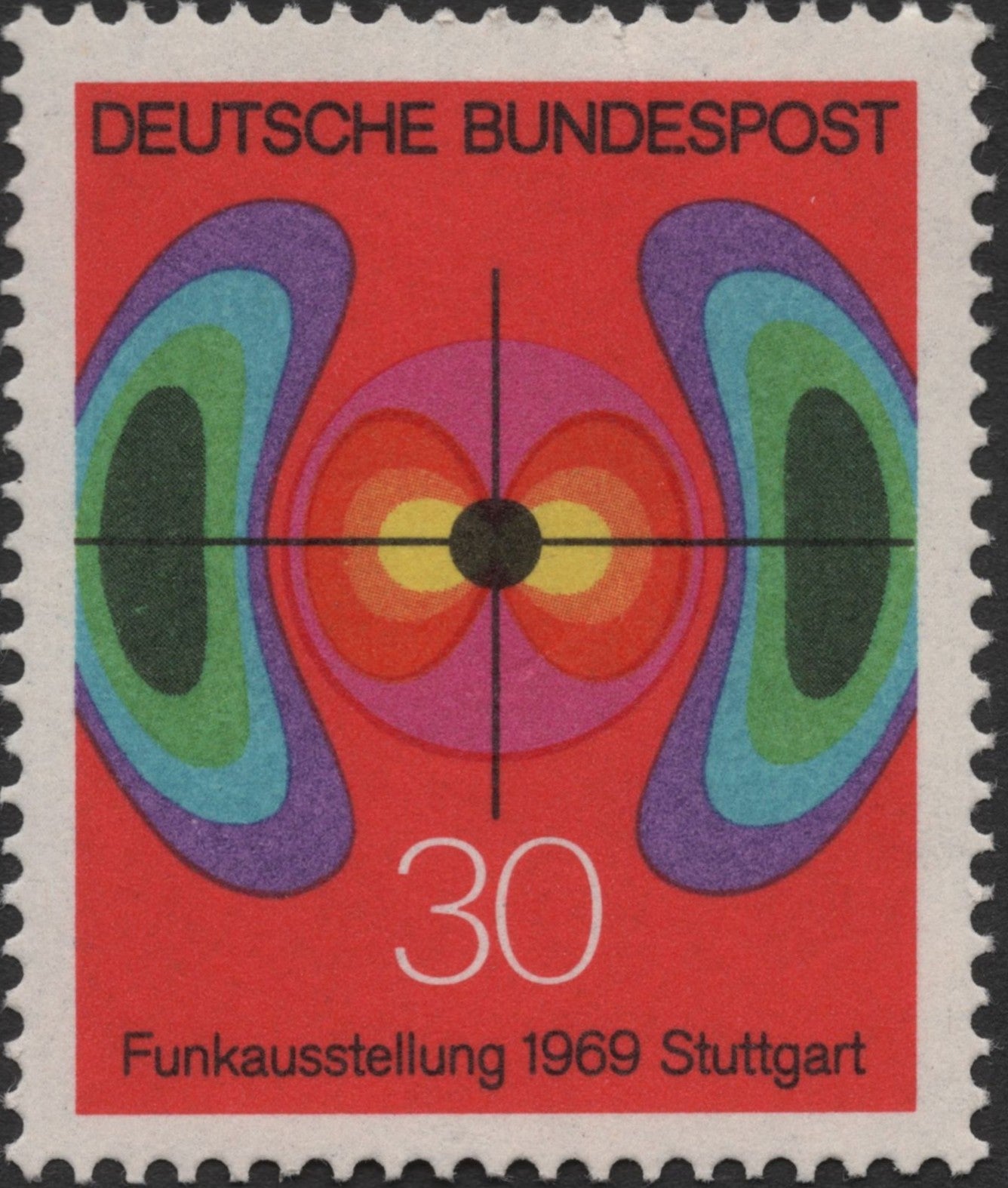 SCG2282 - Germany 1969 Funkausstellung Stuttgart Stamp