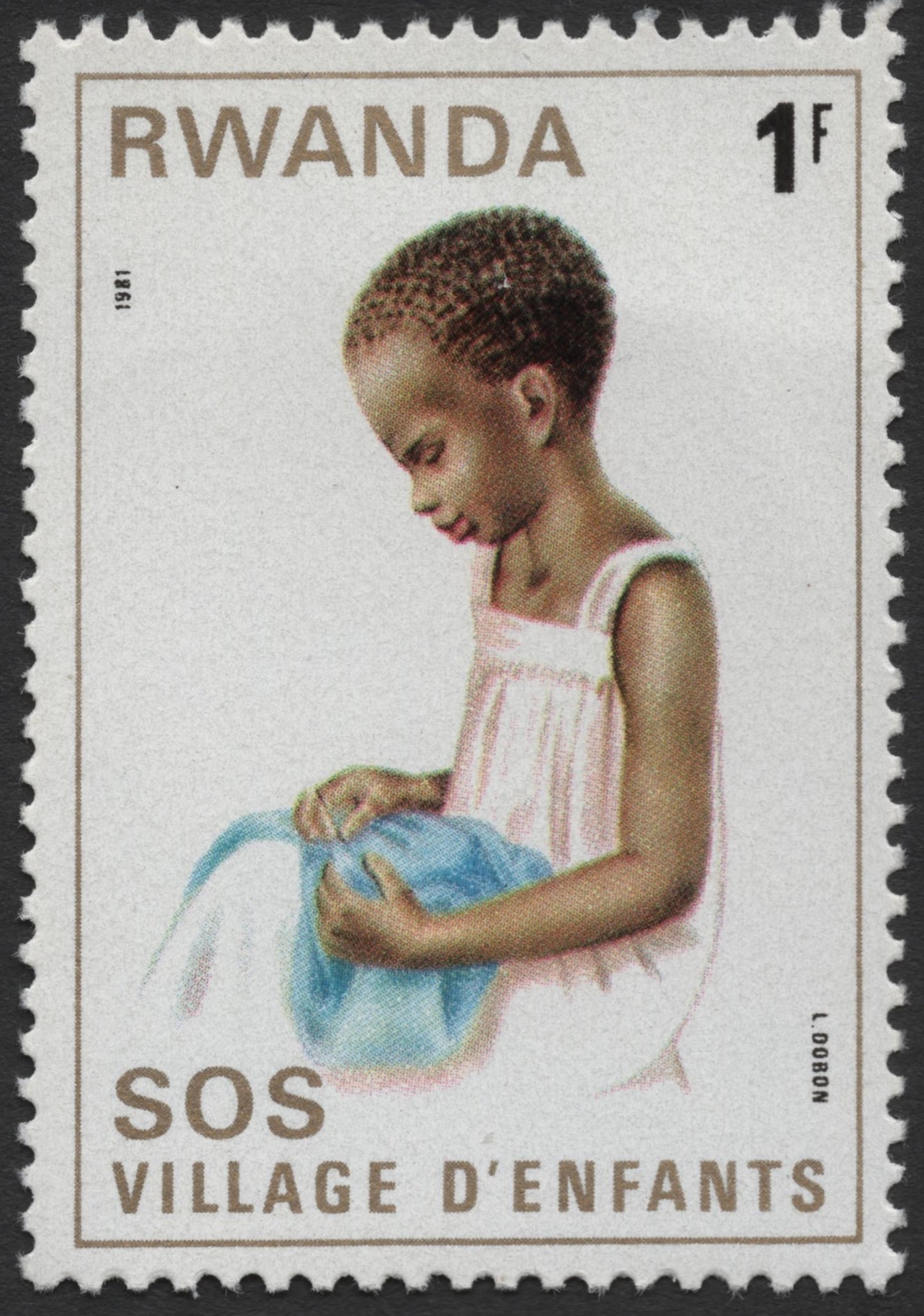 SCG2250 - Rwanda 1981 SOS Children's Village – Girl in Pink Dress