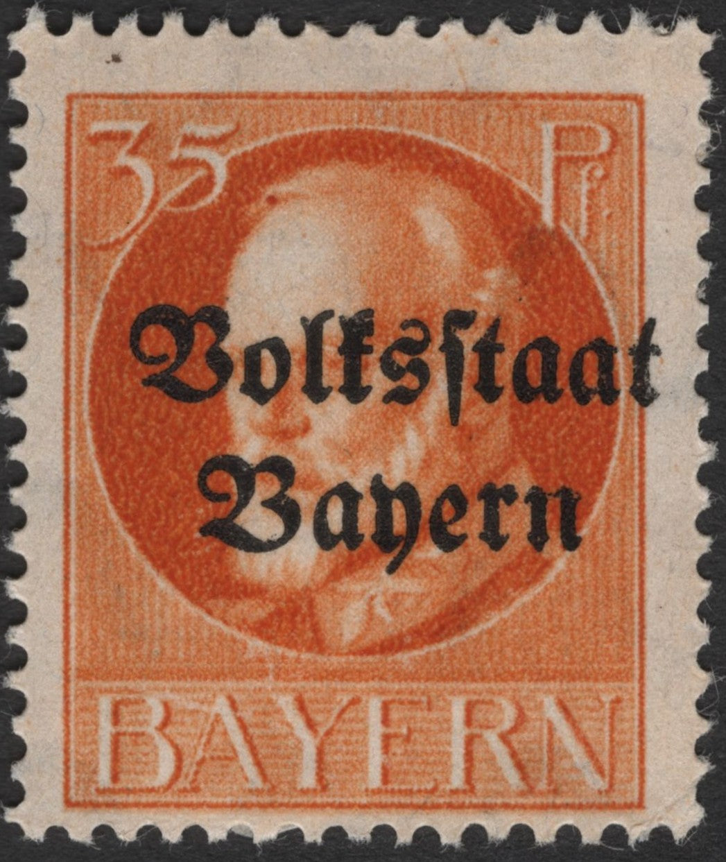 SCG2364 - 1919 Bavaria “Volksstaat Bayern” Overprint Set (3 Values)