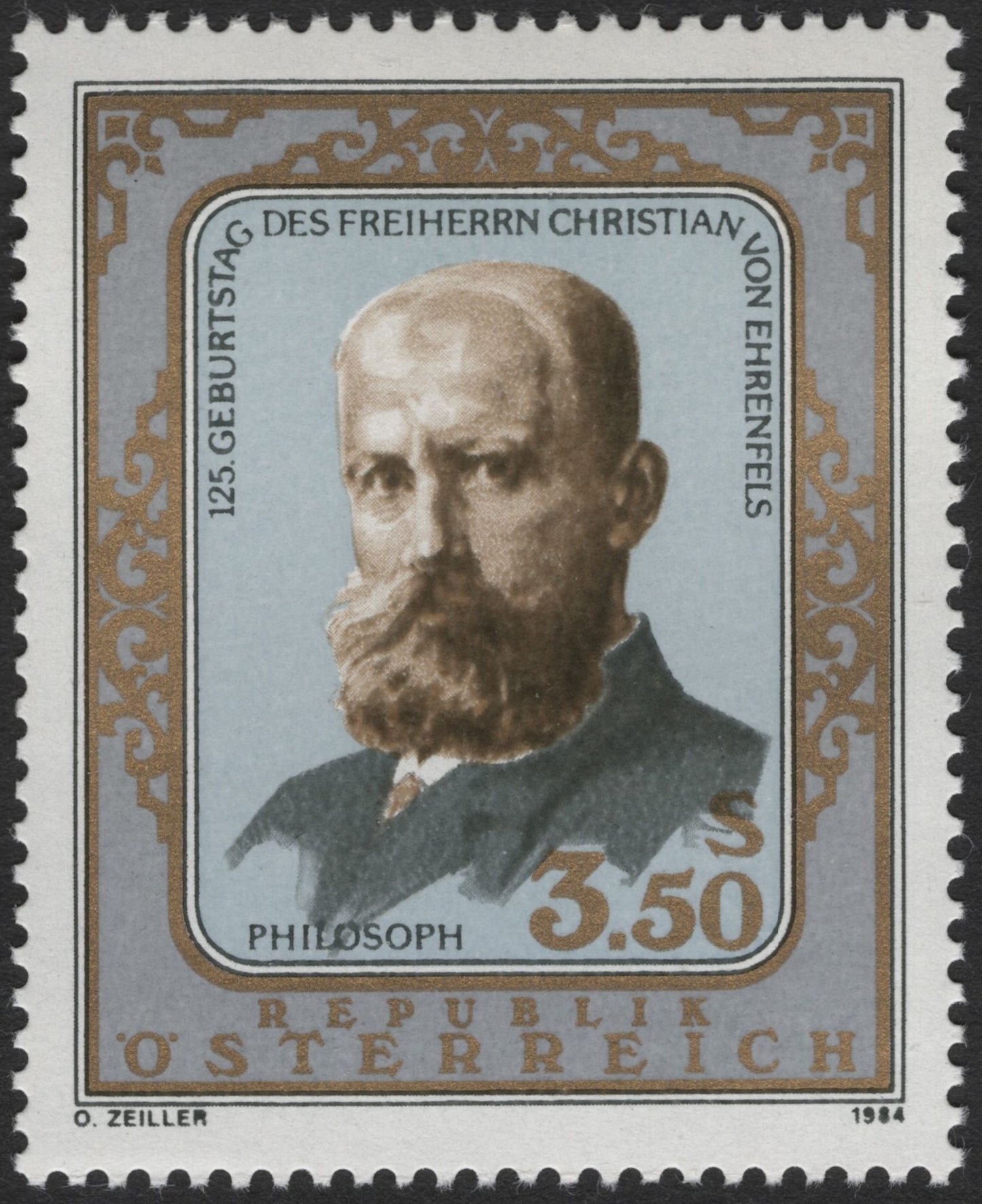 SCG2328 - Austria 1984 – 125th Birth Anniversary of Christian von Ehrenfels