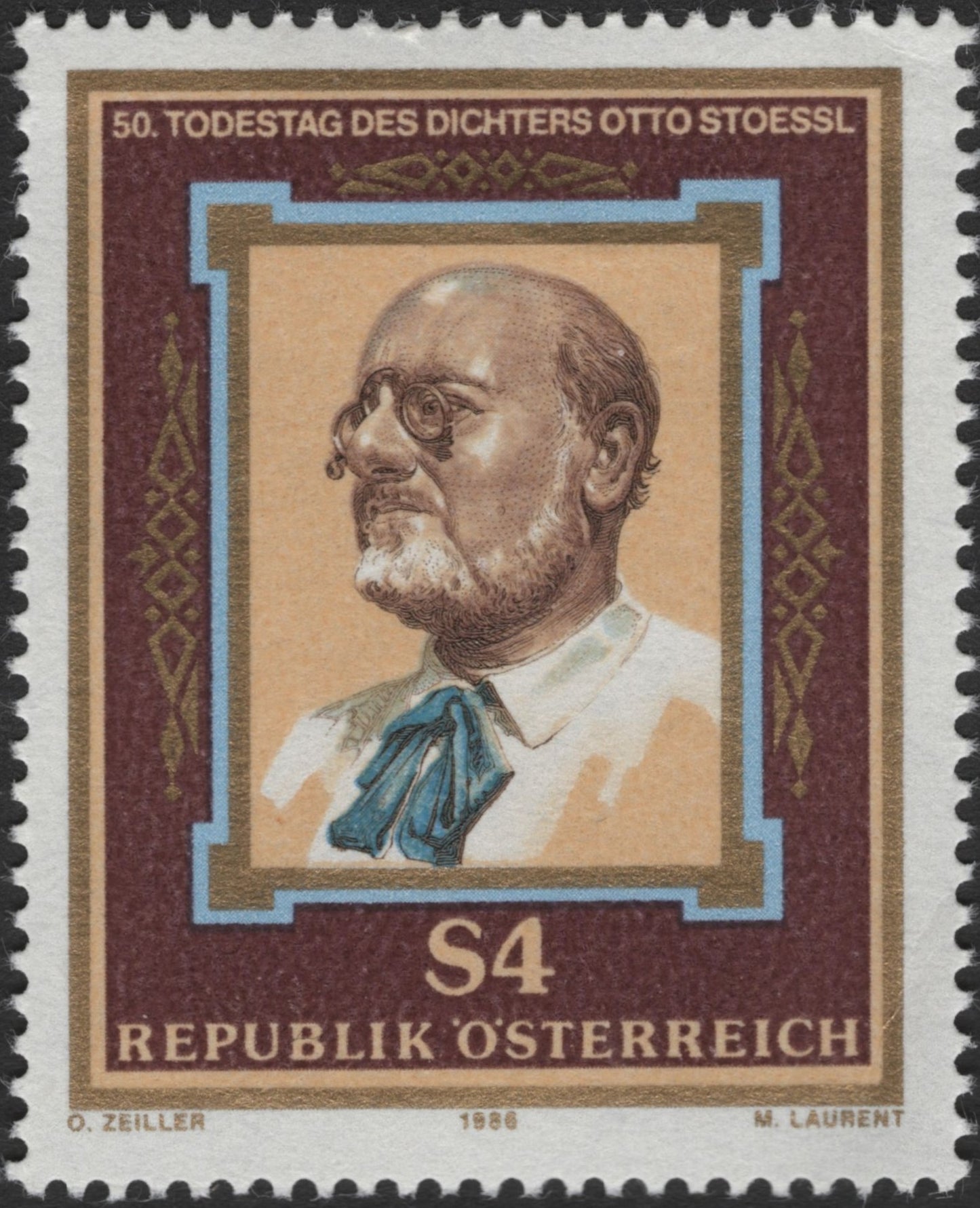 SCG2316 - Austria 1986 – 50th Death Anniversary of Otto Stoessl