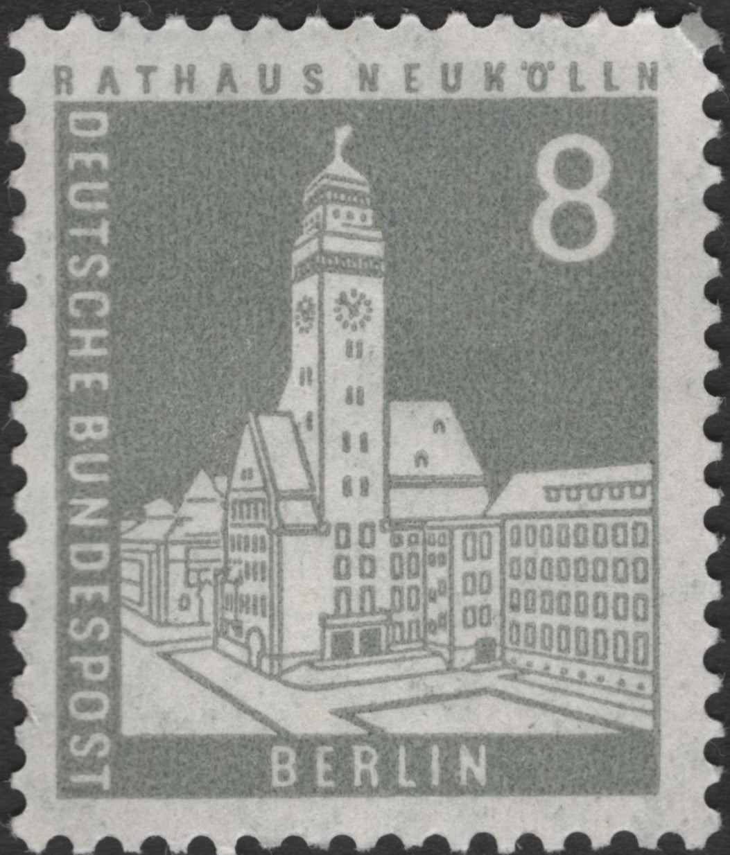 SCG2390 - Germany 1964 Rathaus Neukölln Berlin – 8 Pfennig