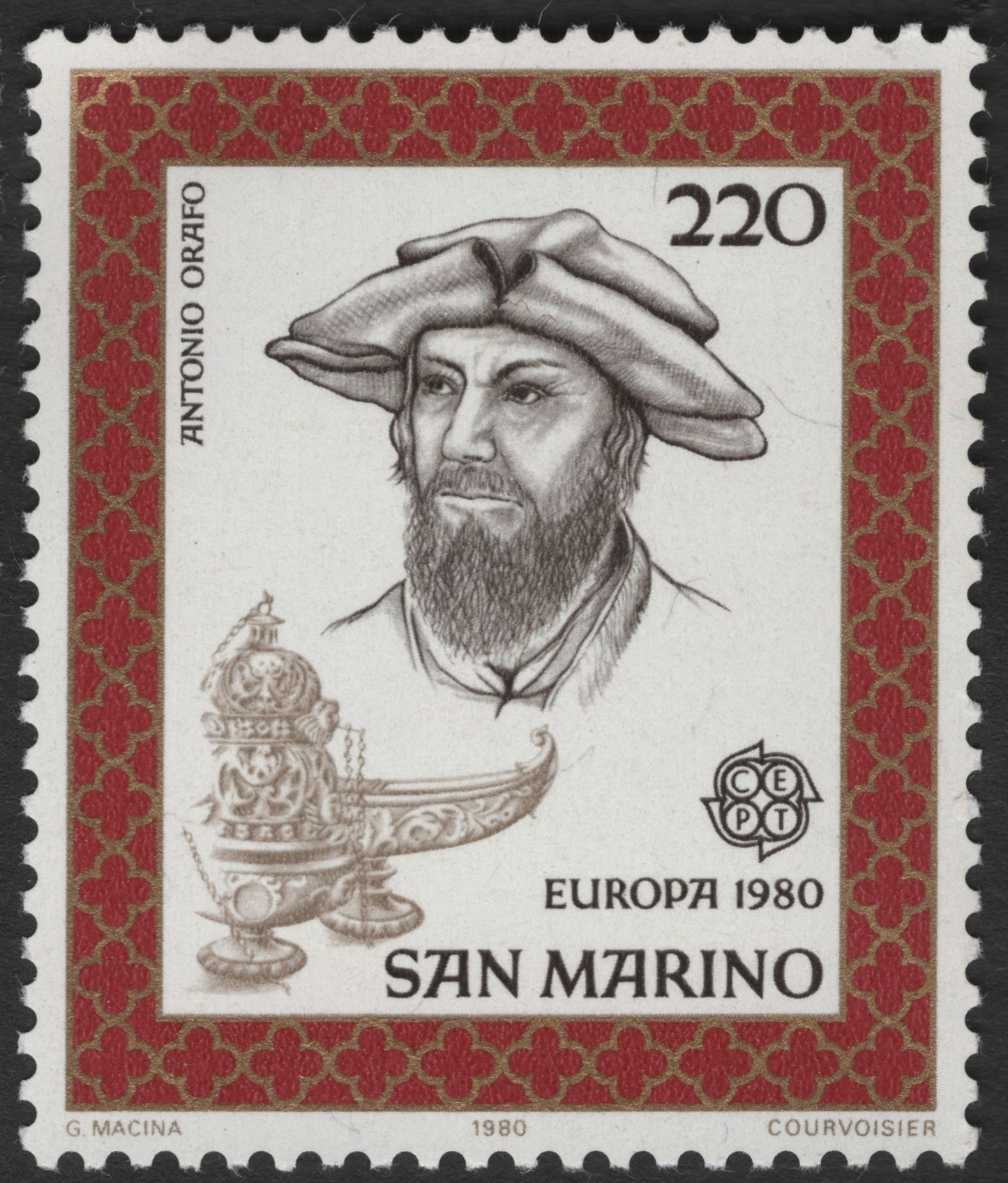 SCG2429 - San Marino 1980 Europa CEPT – Giovanbattista Belluzzi & Antonio Orafo