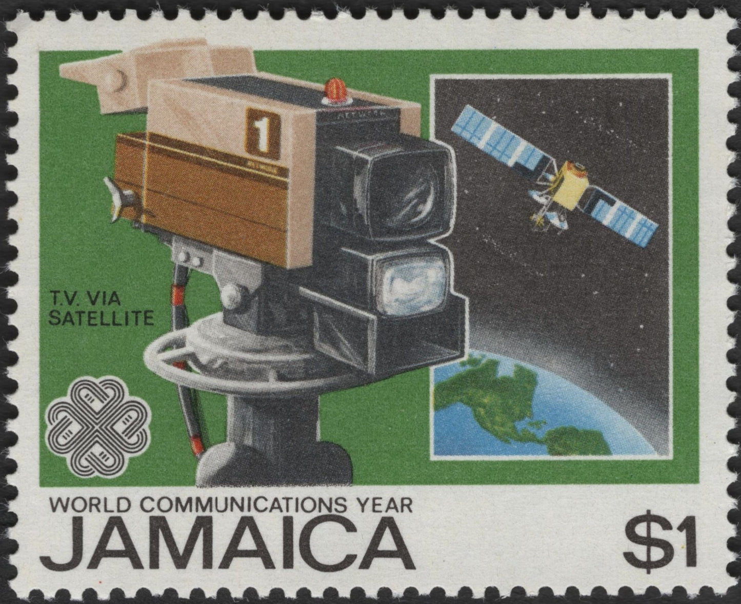 SCG2470 - Jamaica 1983 – World Communications Year: TV via Satellite