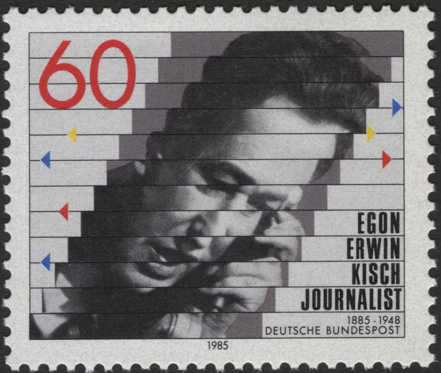 SCG2462 - Germany 1985 Egon Erwin Kisch Commemorative Stamp