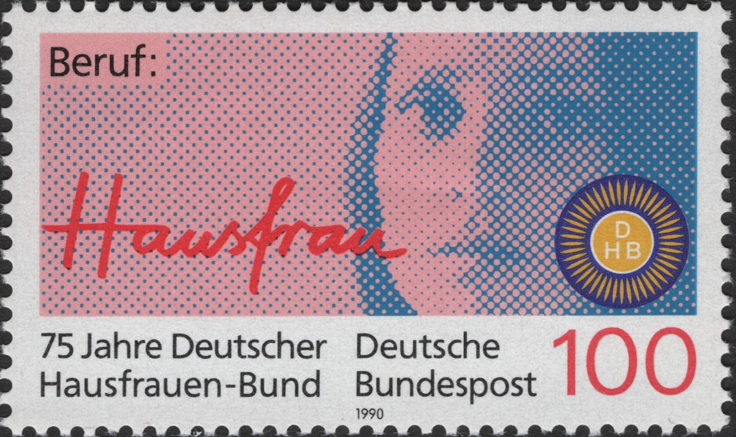 SCG2463 - Germany 1990 – 75 Years of Deutscher Hausfrauen-Bund