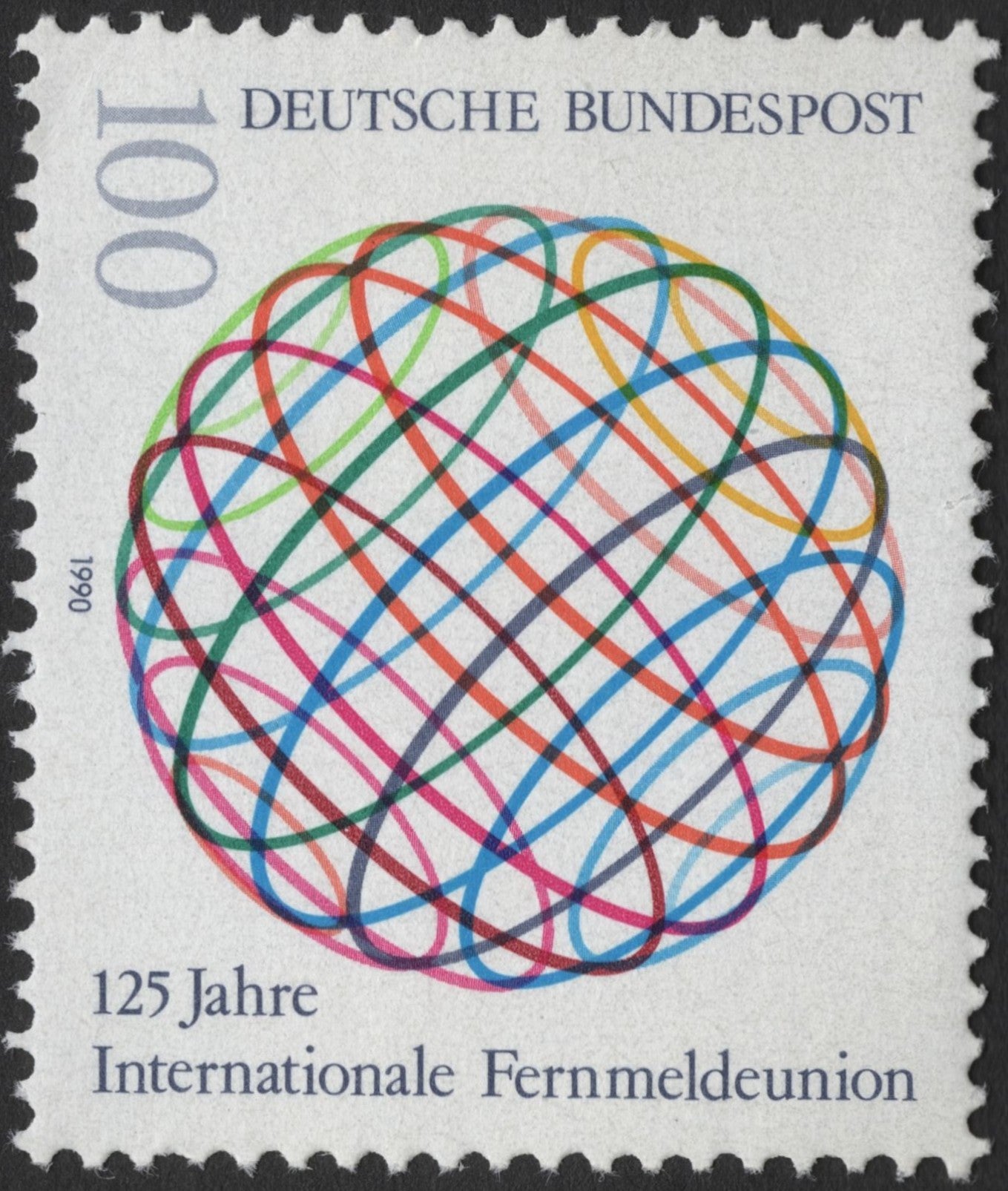 SCG2446 - Germany 1990 – 125 Years of International Telecommunication Union (ITU)