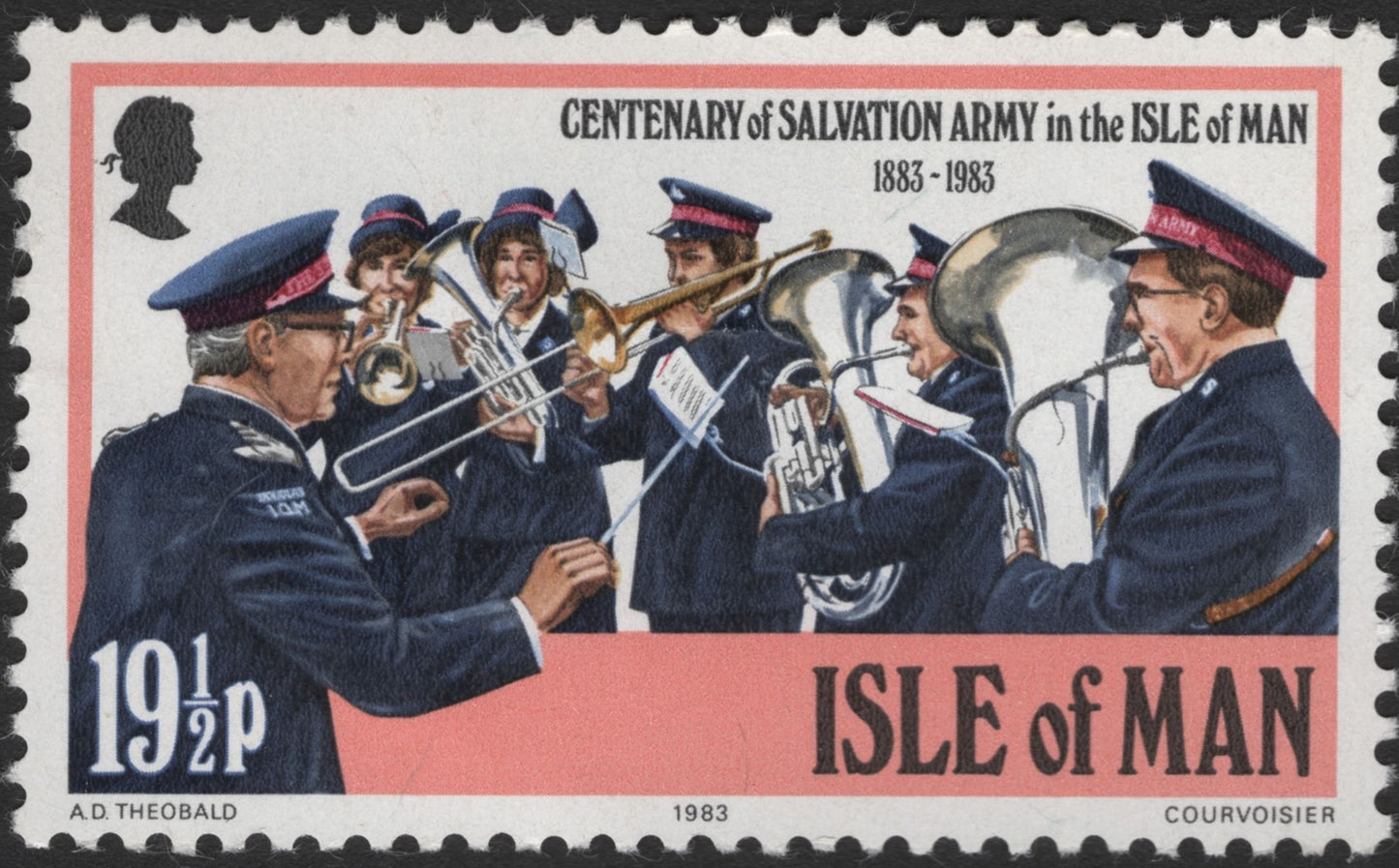 SCG2492 - Isle of Man 1983 – Salvation Army Centenary Band Stamp
