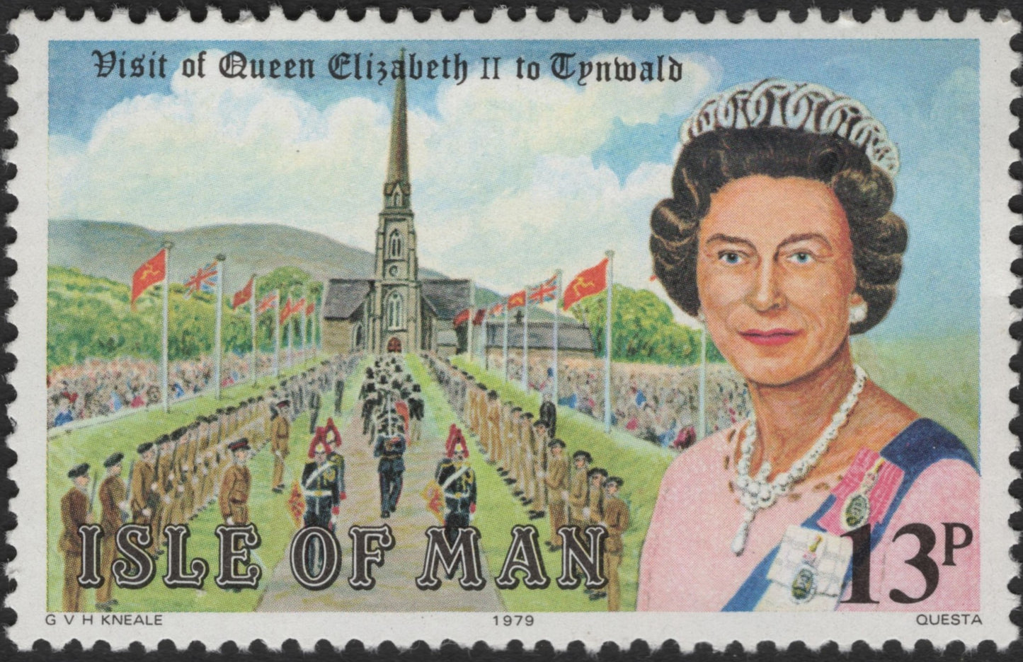 SCG2515 - 1979 Isle of Man Stamp – Queen Elizabeth II Visit to Tynwald