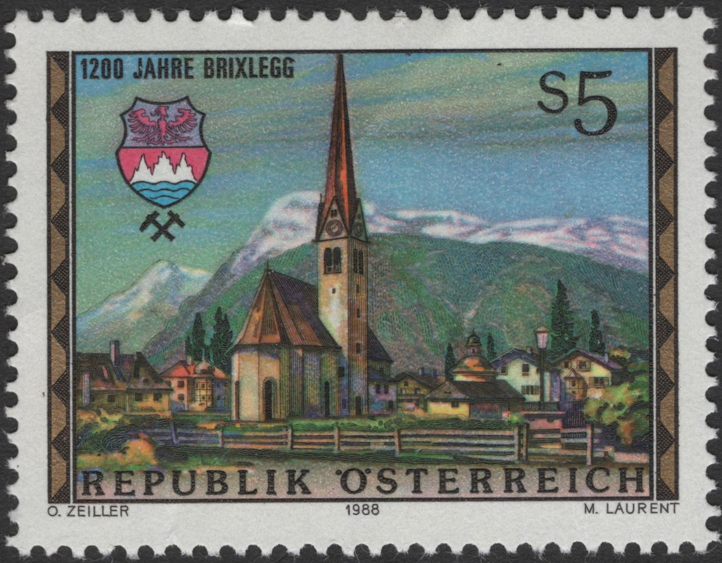 SCG2601 - Austria 1988 – 1200 Years of Brixlegg