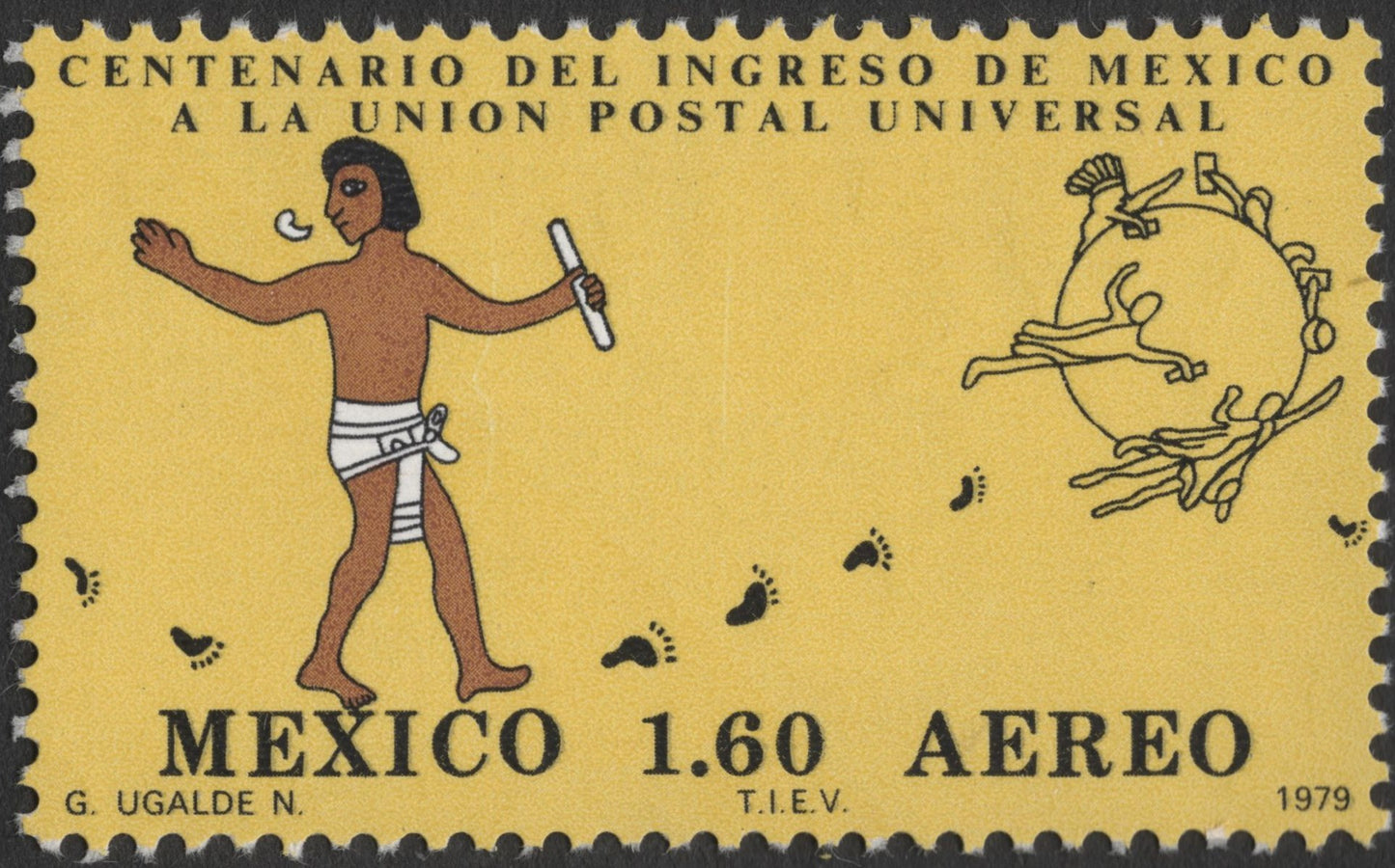 SCG2593 - 1979 Mexico Airmail – Centenary of UPU Membership