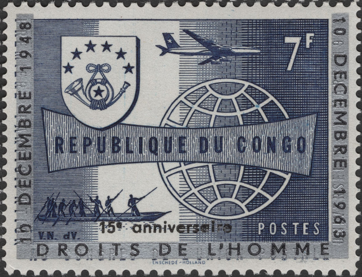 SCG2855 - Congo 1963 – 15th Anniversary of the Universal Declaration of Human Rights