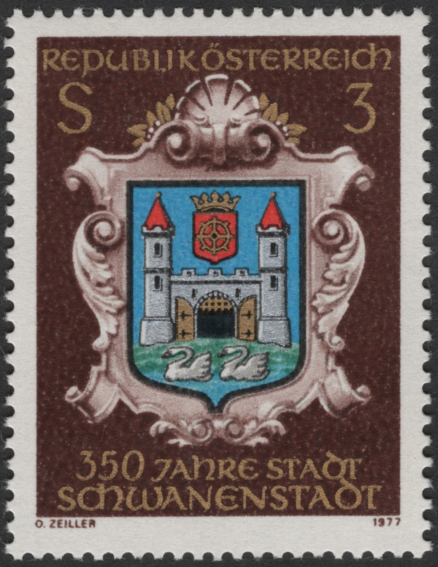 SCG2870 - Austria 1977 – 350 Years of the Town of Schwanenstadt