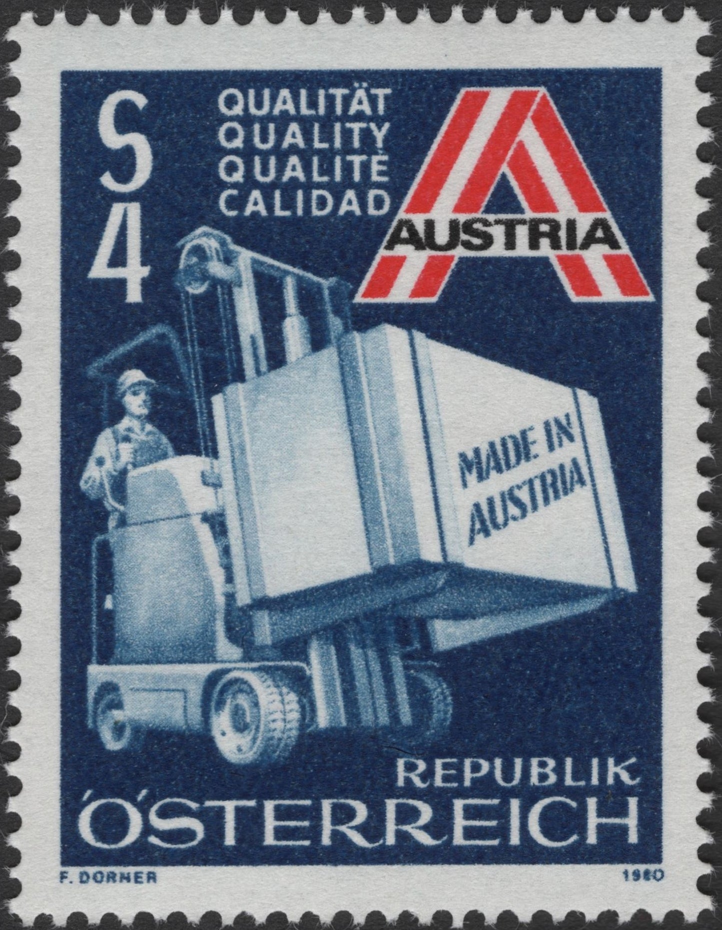 SCG2874 - Austria 1980 "Quality – Made in Austria" Stamp