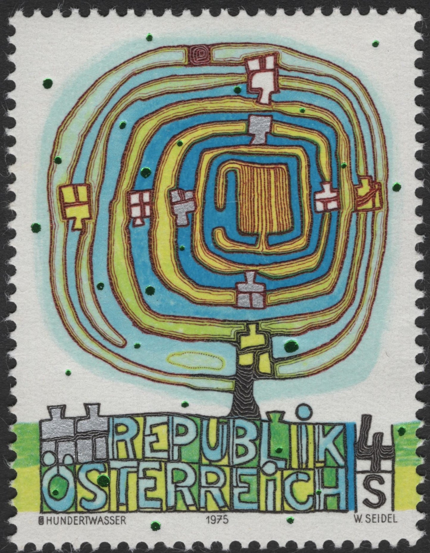 SCG2889 - Austria 1975 – Friedensbaum by Hundertwasser