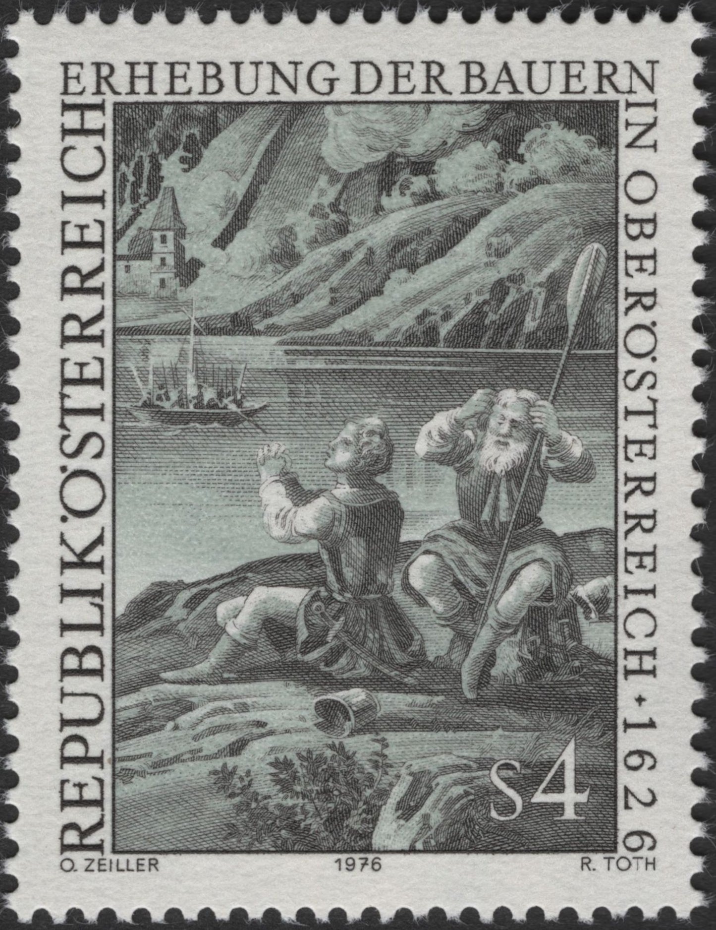 SCG2890 - Austria 1976 – Upper Austrian Peasant Revolt of 1626