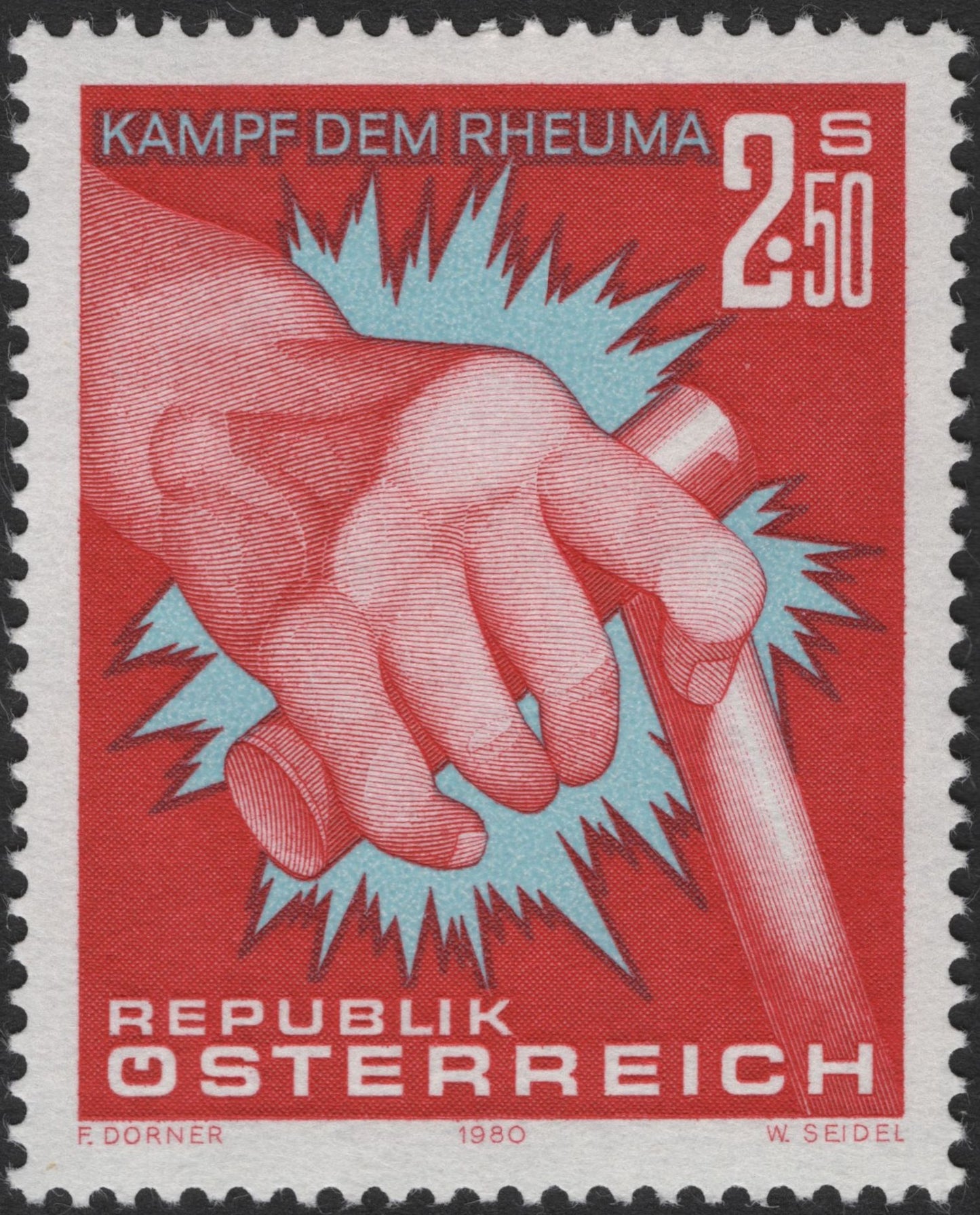 SCG2907 - Austria 1980 – Fight Against Rheumatism Stamp