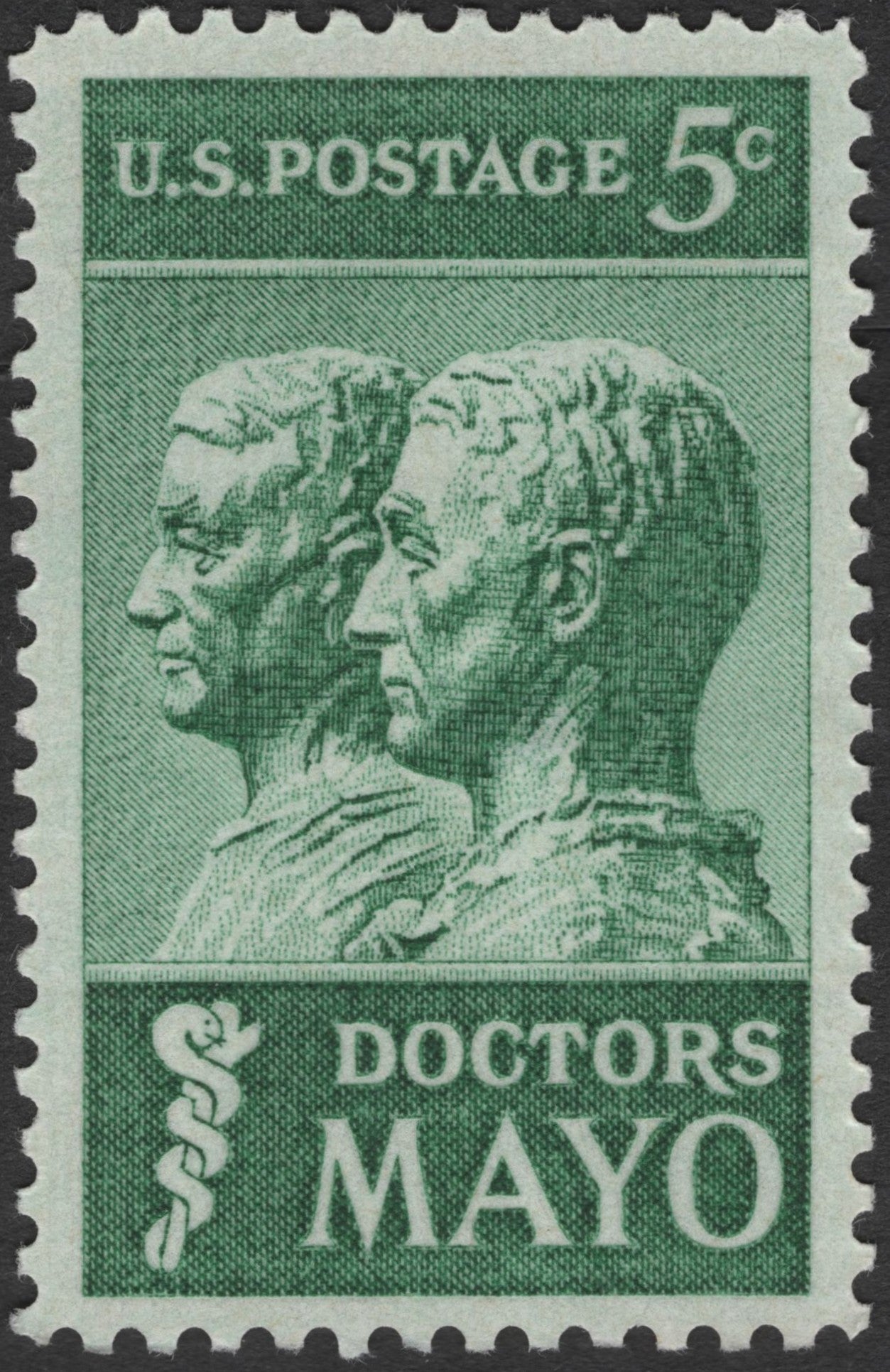 SCG2951 - USA 1964 Doctors Mayo 5¢ Stamp
