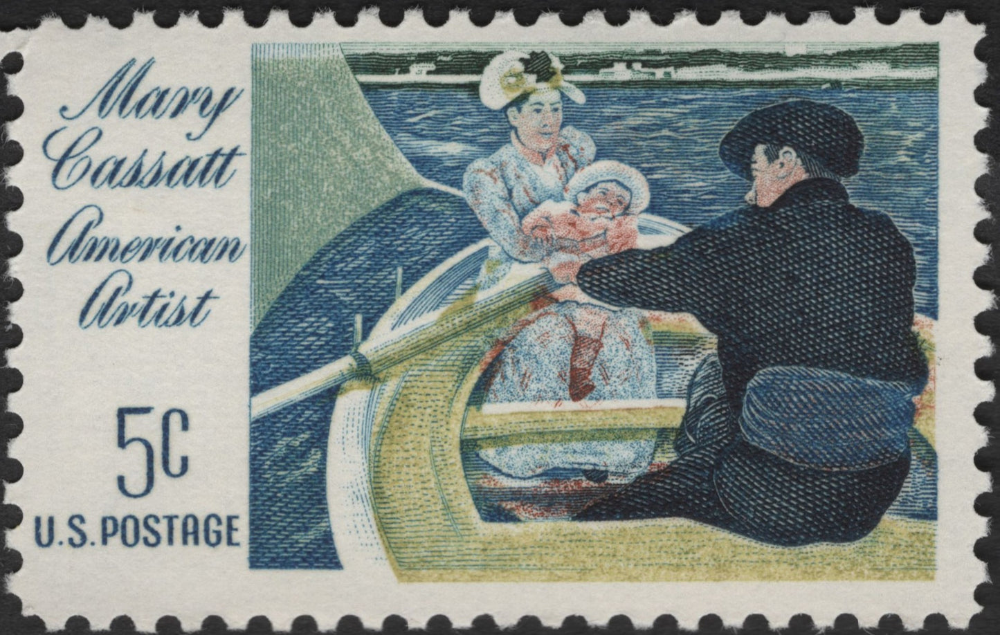 SCG2969 - Mary Cassatt – American Artist (U.S. 5¢ Stamp, 1966)