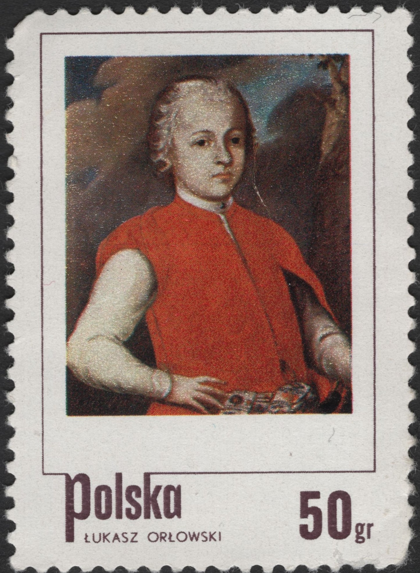 SCG2944 - Poland 1975 – Portrait of Łukasz Orłowski by Marcello Bacciarelli
