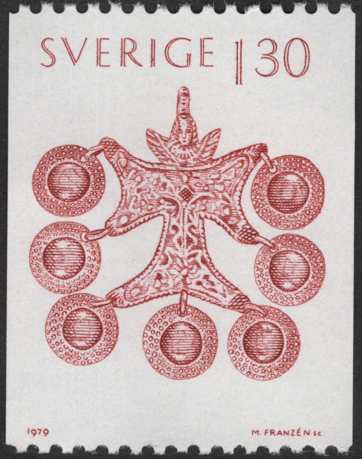 SCG3006 - Sweden 1979 Bronze Age Amulet Stamp