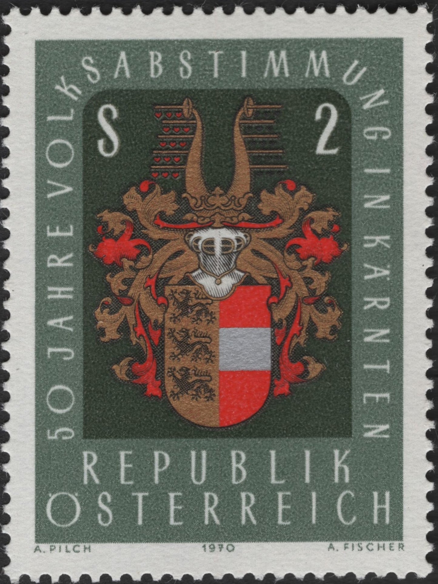 SCG2997 - Austria 1970 – 50 Years of Carinthian Plebiscite Stamp