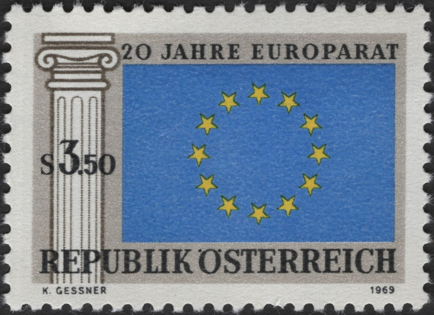 SCG3023 - Austria 1969 – 20 Years of the Council of Europe