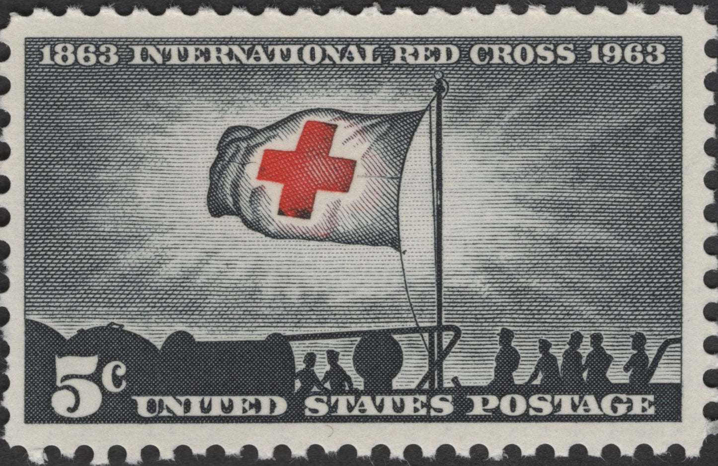 SCG3092 - United States 1963 International Red Cross Centenary Stamp