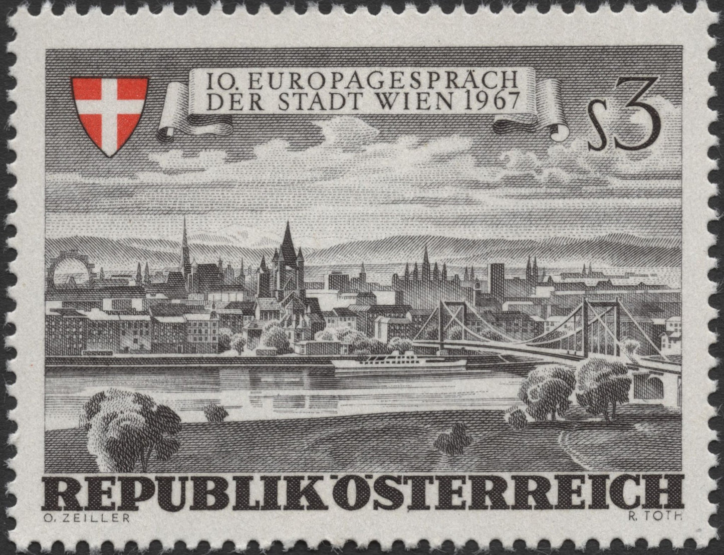 SCG3098 - Austria 1967 – 10th European Talk of the City of Vienna