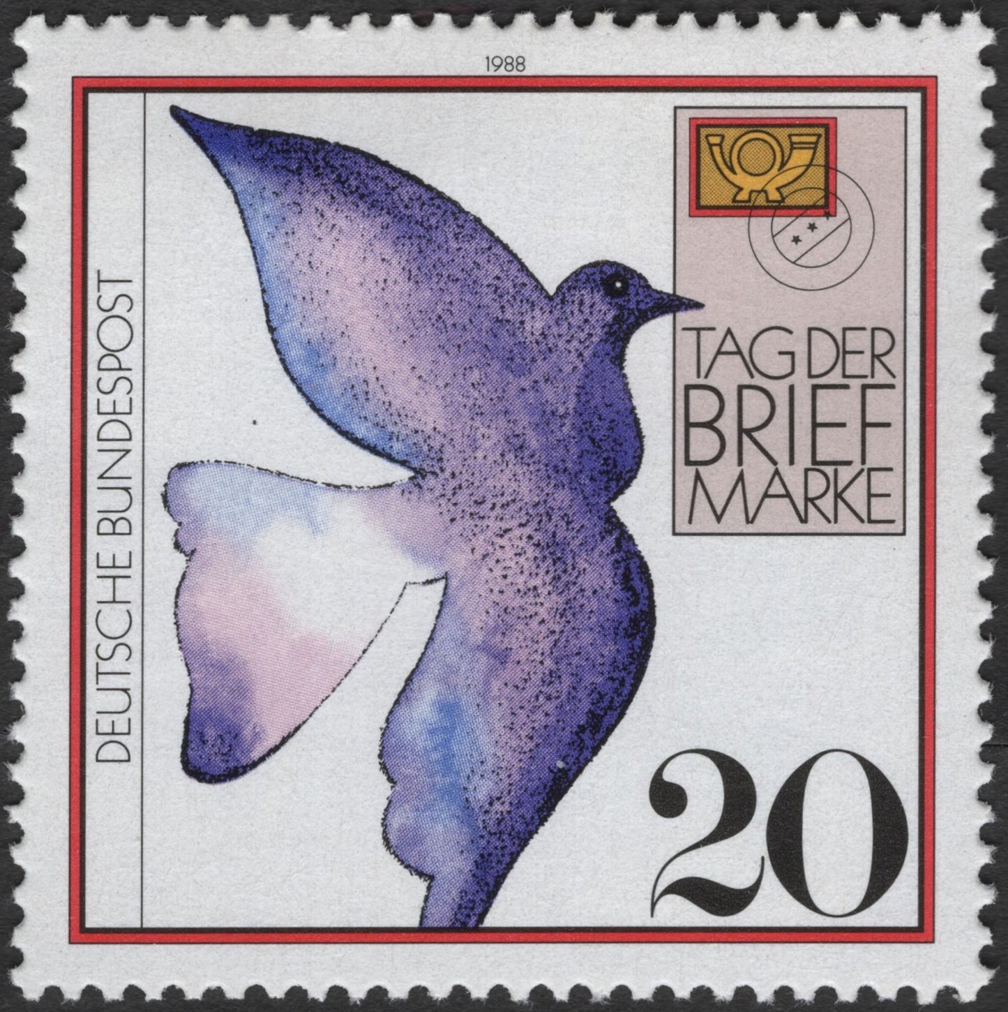 SCG3122 - Germany 1988 Stamp Day – Dove of Peace