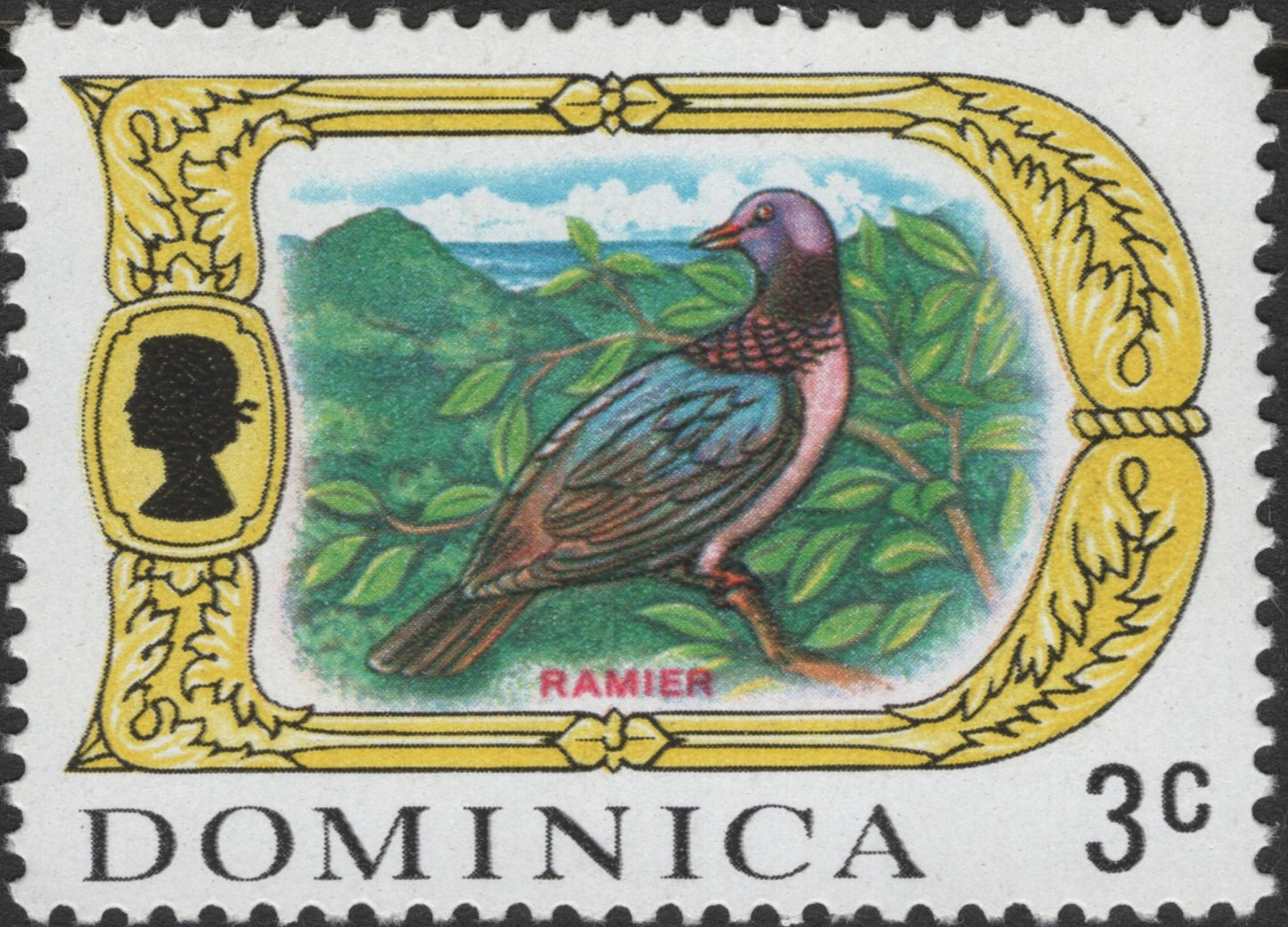 SCG3103 - Dominica 3c “Ramier” Bird Stamp