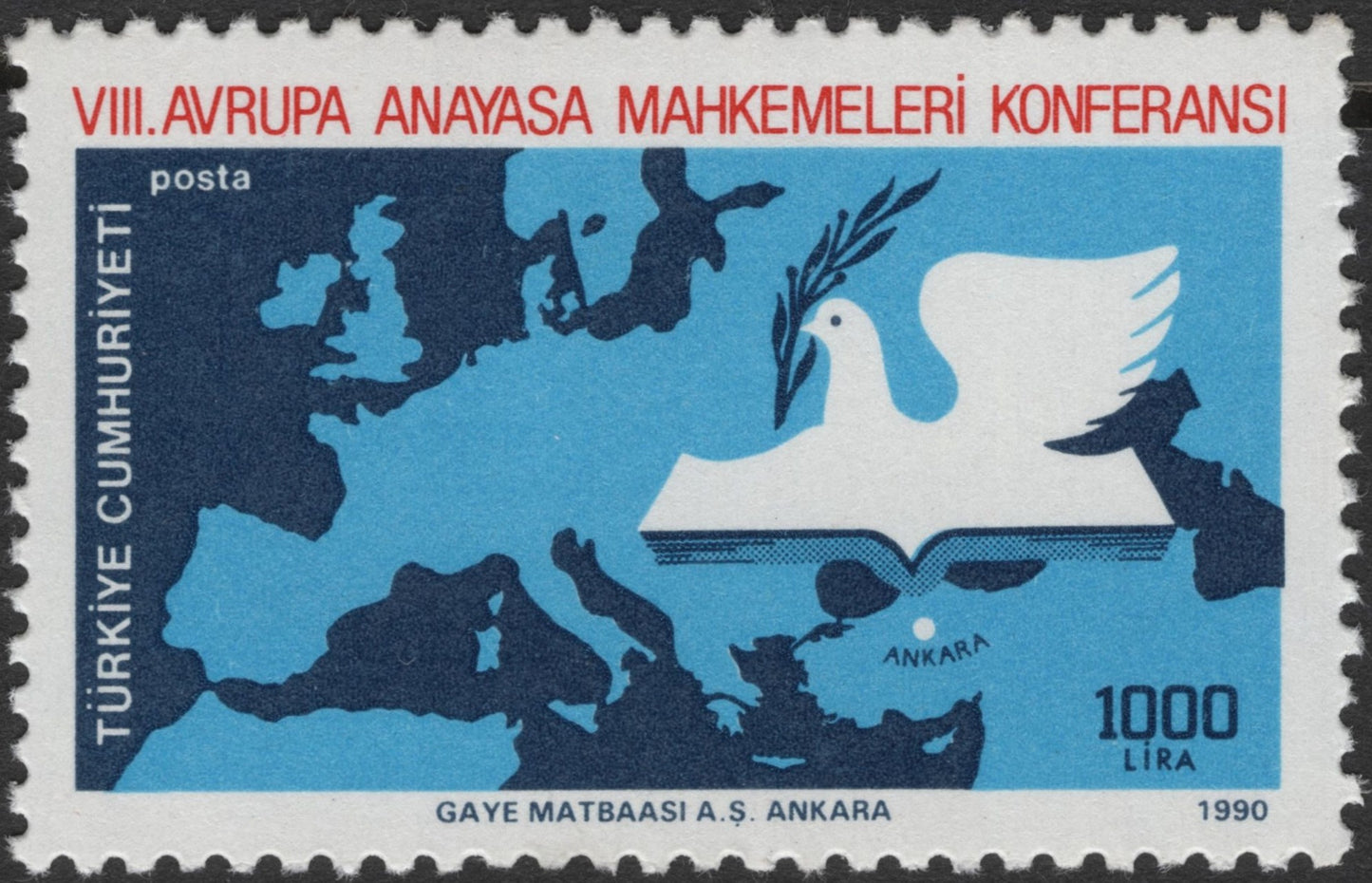 SCG3104 - Turkey 1990 – 8th European Conference of Constitutional Courts