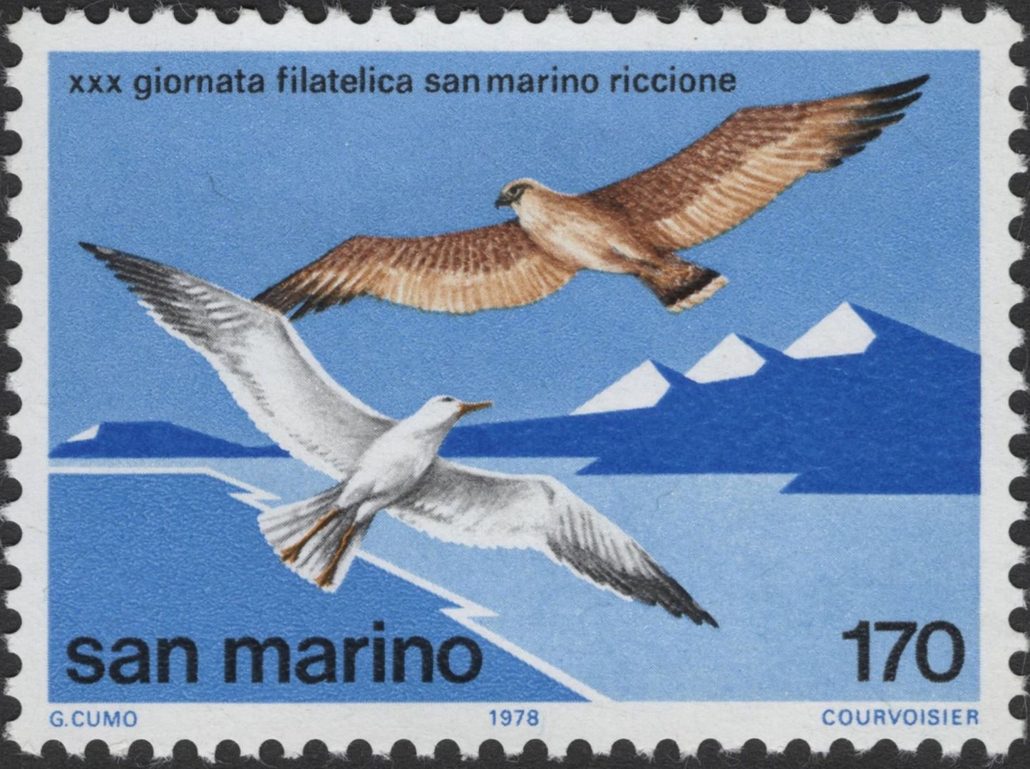SCG3106 - San Marino 1978 XXX Philatelic Day – Birds in Flight