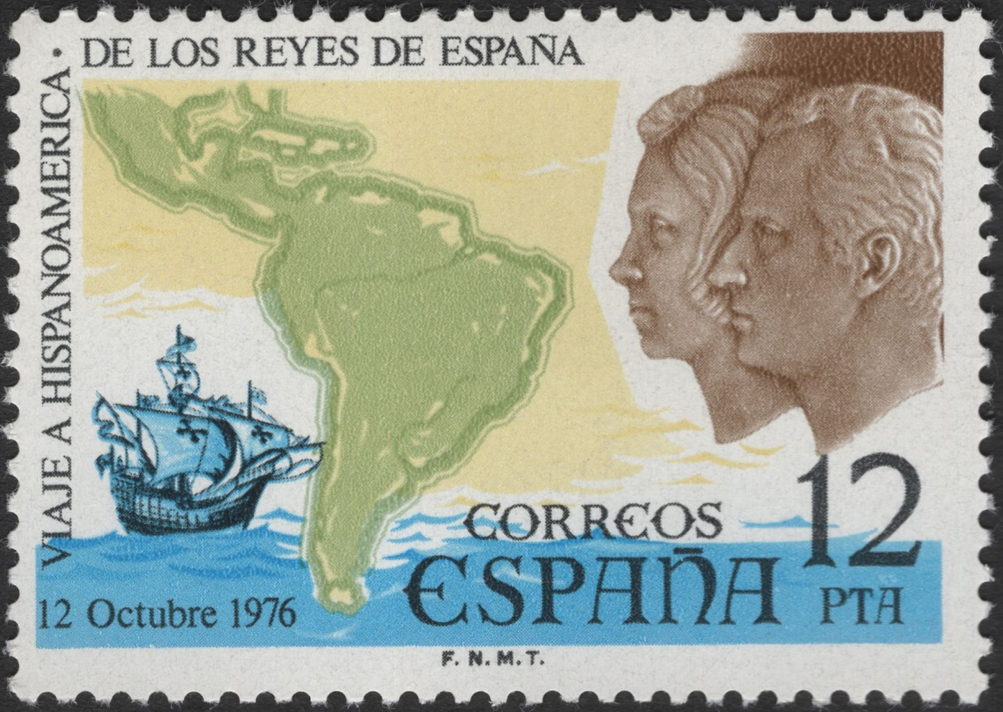 SCG3168 - Spain 1976 – Royal Visit to Hispanic America Stamp