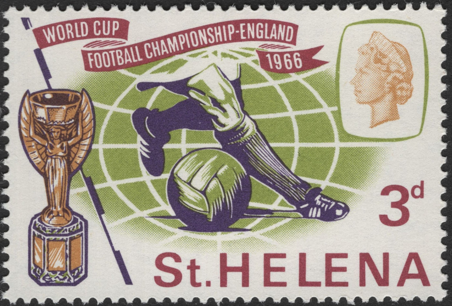 SCG3199 - St. Helena 1966 World Cup Football Championship Stamps