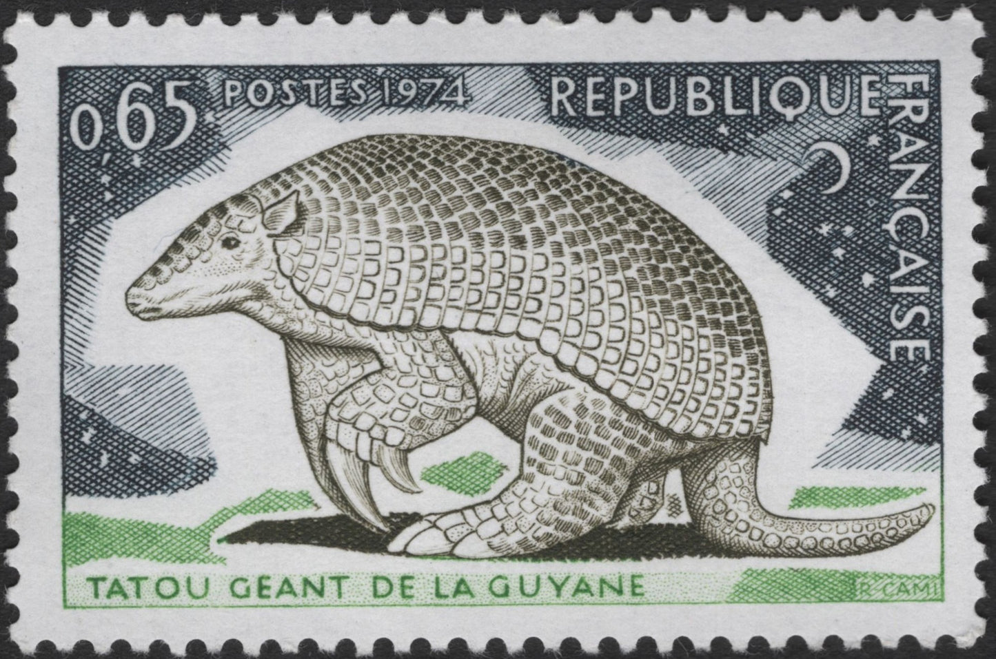 SCG3249 - 1974 France – Giant Armadillo of French Guiana