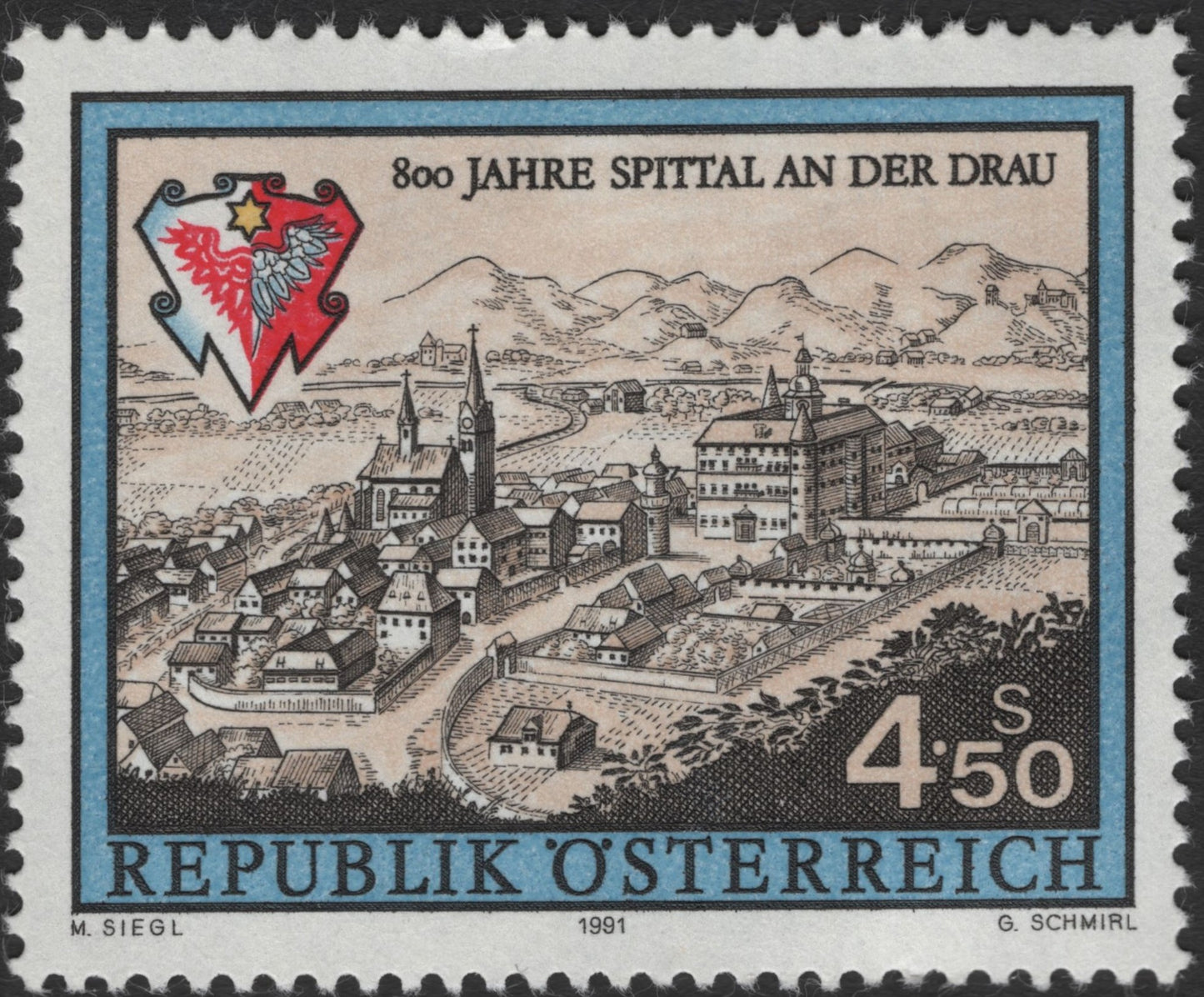 SCG3219 - Austria 1991 – 800 Years of Spittal an der Drau