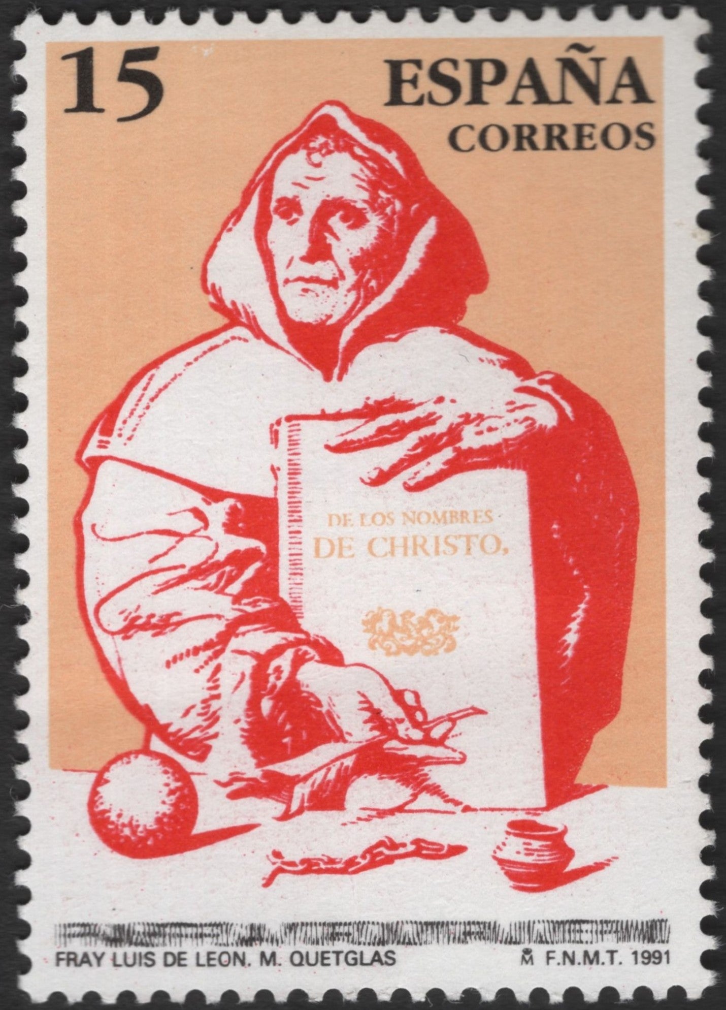 SCG3289 - Spain 1991 – Fray Luis de León Commemorative Stamp