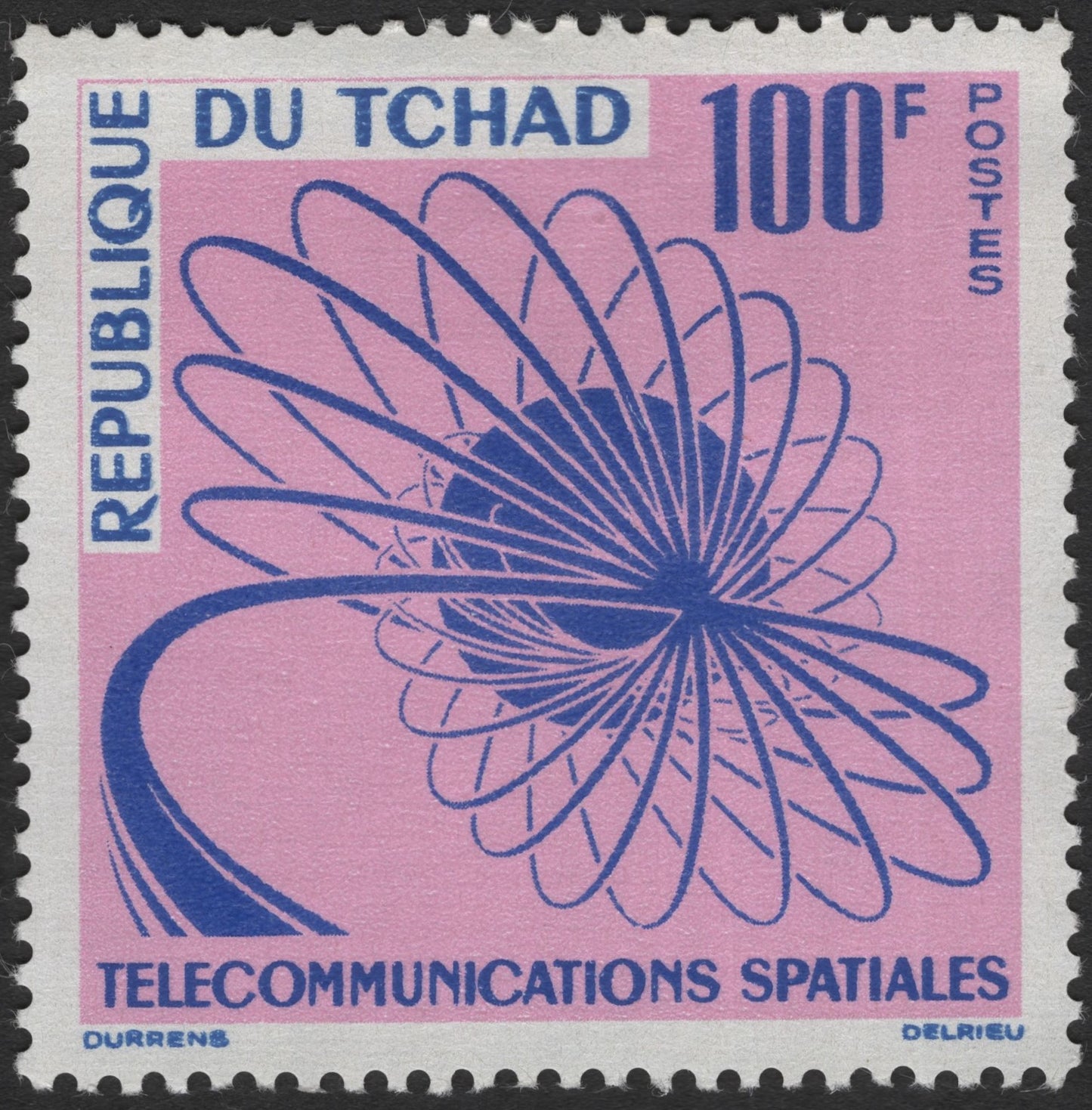 SCG3264 - Chad 1967 – Space Telecommunications Stamp