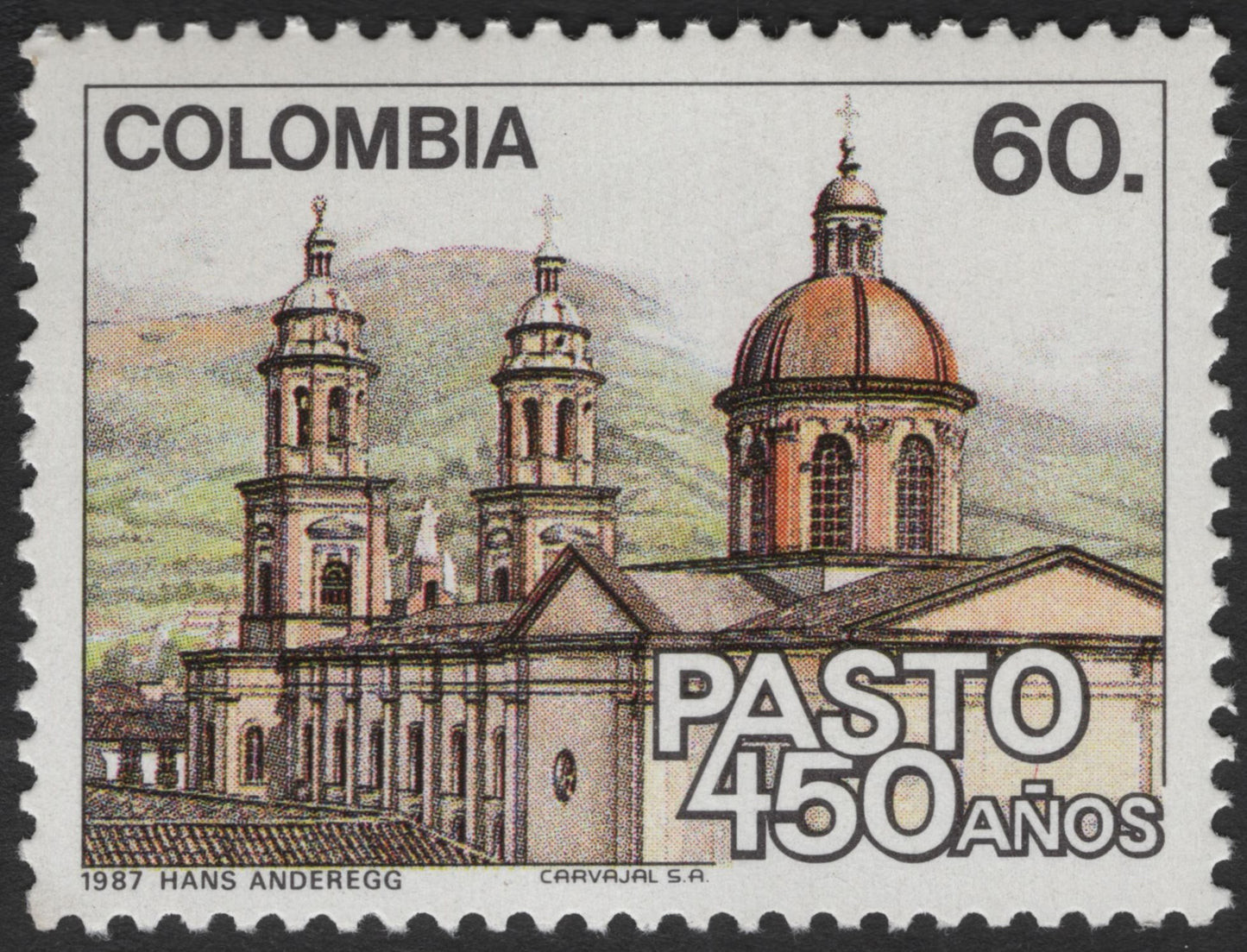 SCG3257 - Colombia 1987 – 450th Anniversary of Pasto