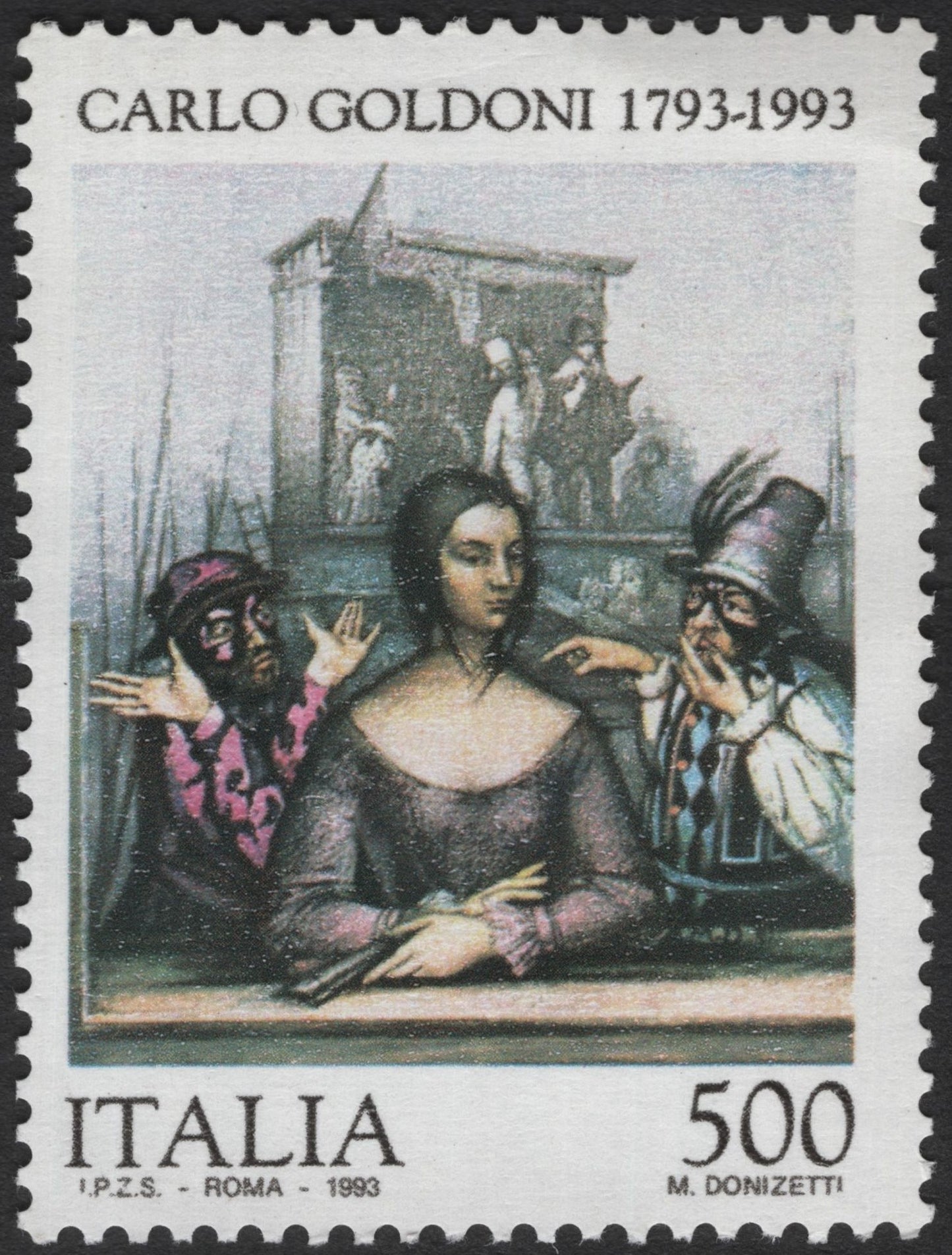 SCG3274 - Italy 1993 – Bicentenary of Carlo Goldoni’s Death