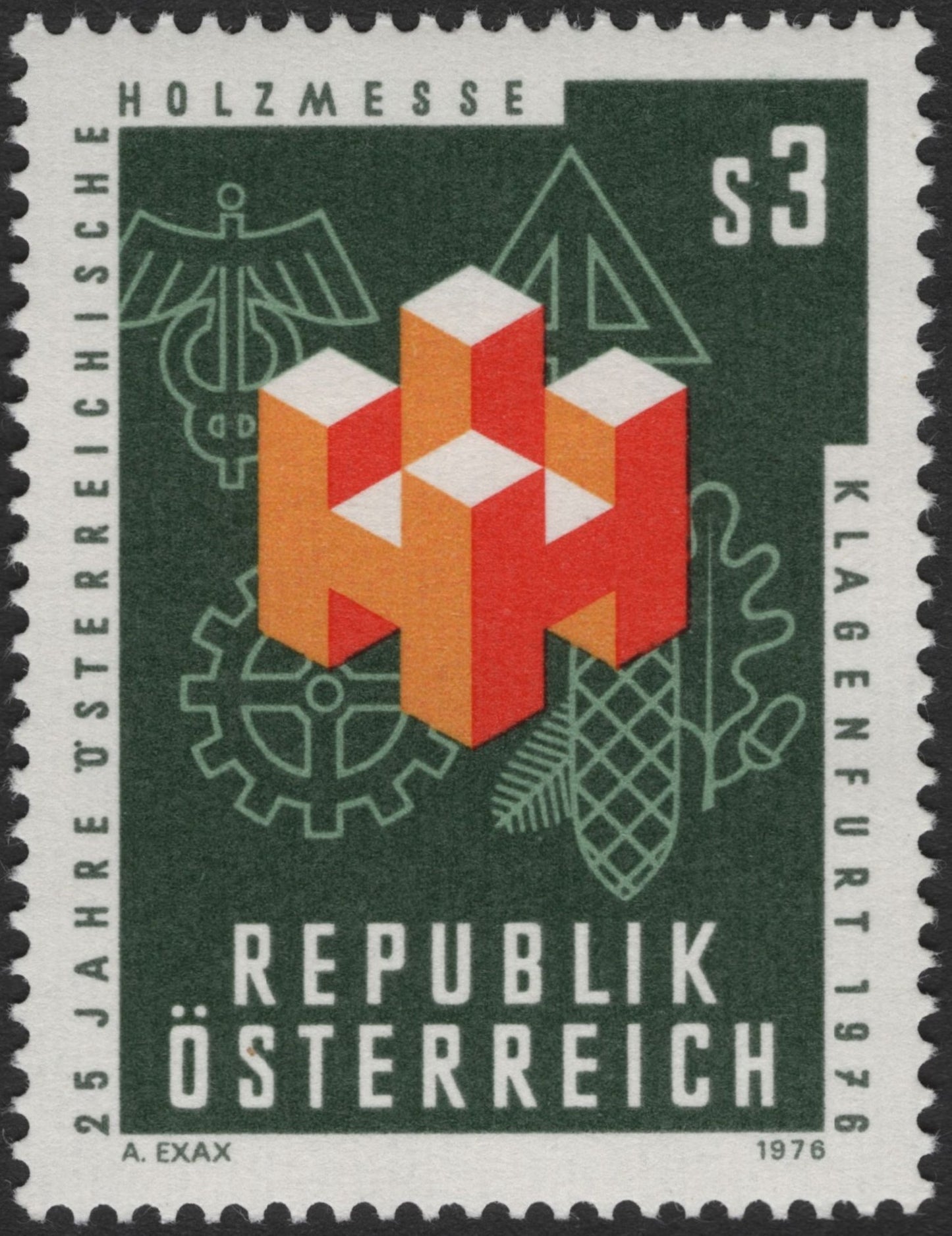 SCG3308 - Austria 1976 – 25 Years of Austrian Wood Fair (Holzmesse)