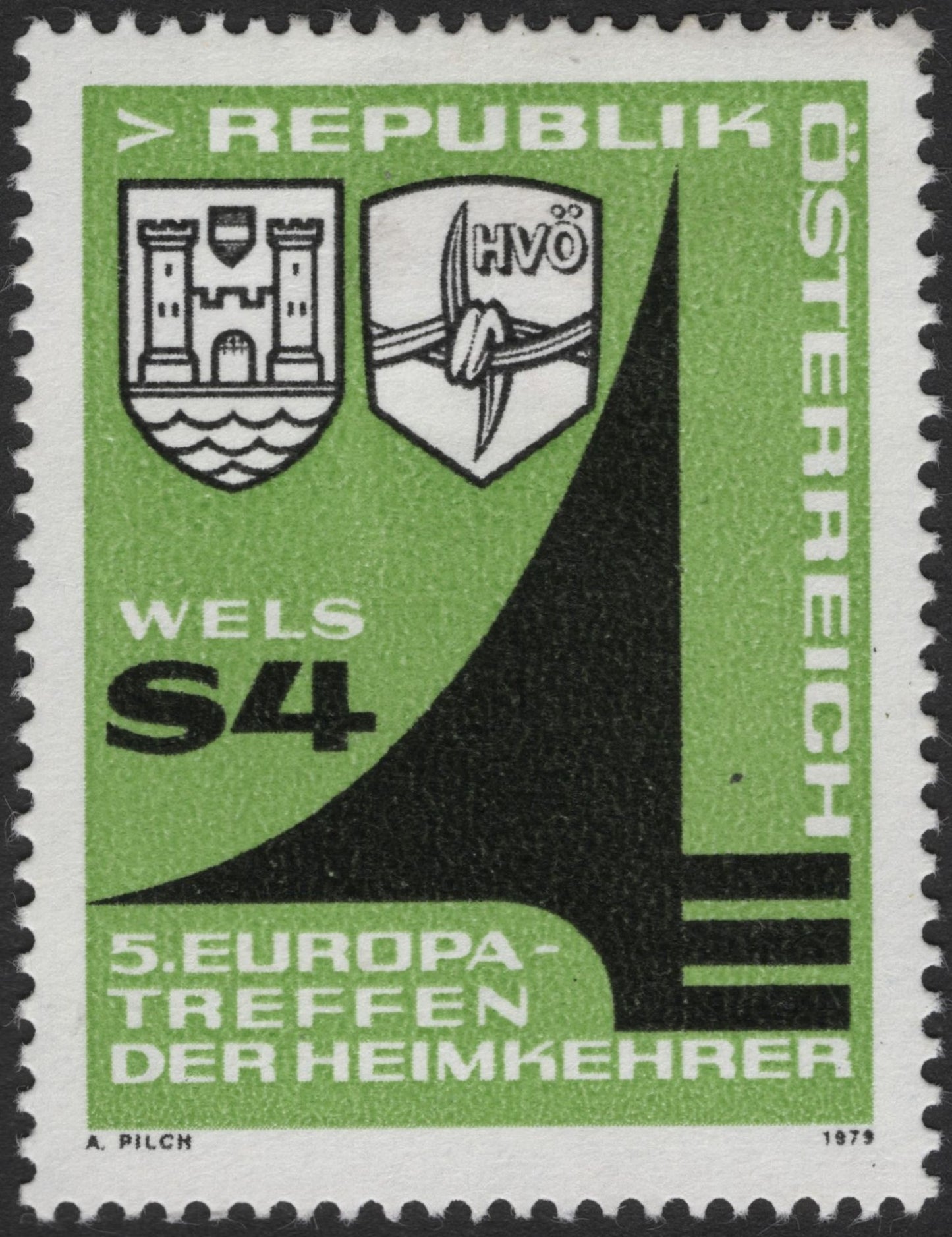 SCG3309 - Austria 1979 – 5th European Meeting of Repatriates, Wels